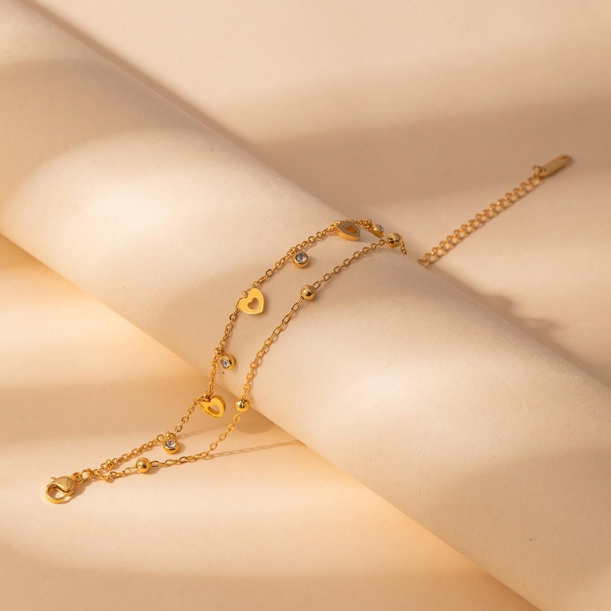 Light Luxury High-End Stainless Steel Diamond-Encrusted Bracelet, Moon Sun Love Geometry Does Not Fade Jewelry Women
Light Luxury High-End Stainless Steel Diamond-Encrusted Bracelet, Moon Sun Love Geometry Does Not Fade Jewelry Women