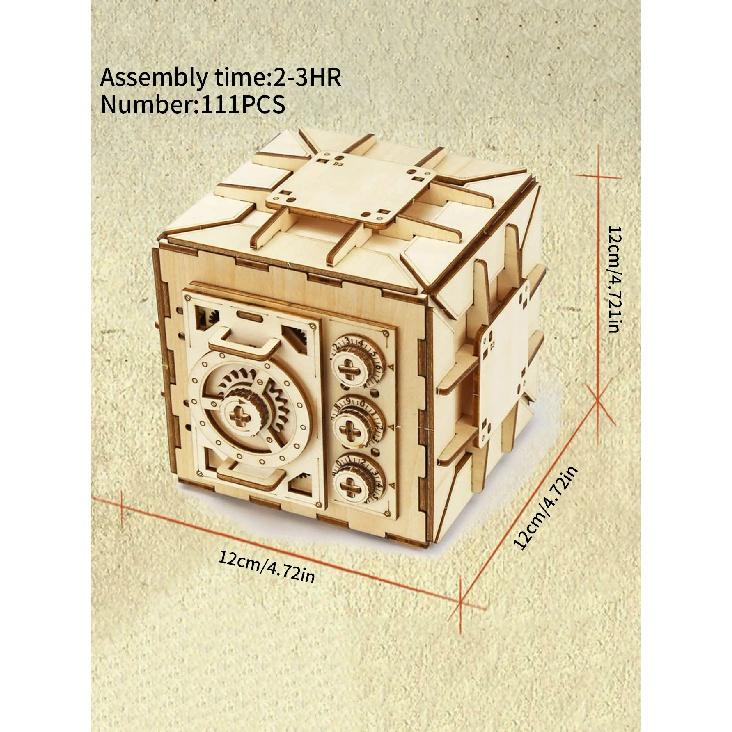 3D деревянный пазл DIY Locker Puzzle Box с набором комбинированных моделей для взрослых и детей для сборки механического магазина ваших драгоценностей
3D деревянный пазл DIY Locker Puzzle Box с набором комбинированных моделей для взрослых и детей для сборки механического магазина ваших драгоценностей