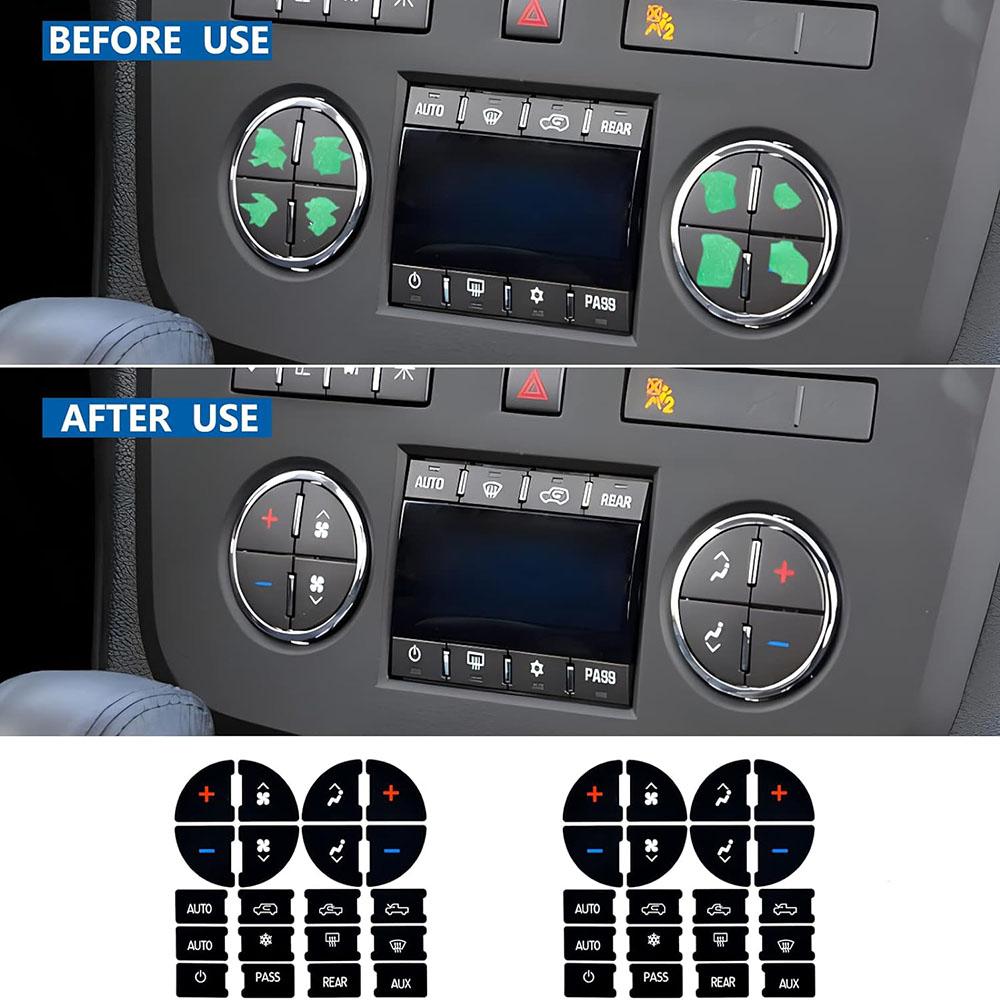 New 1 Set Black Vinyl AC Dash Button Repair Kit Decal Stickers Fit for Chevrolet GMC
New 1 Set Black Vinyl AC Dash Button Repair Kit Decal Stickers Fit for Chevrolet GMC