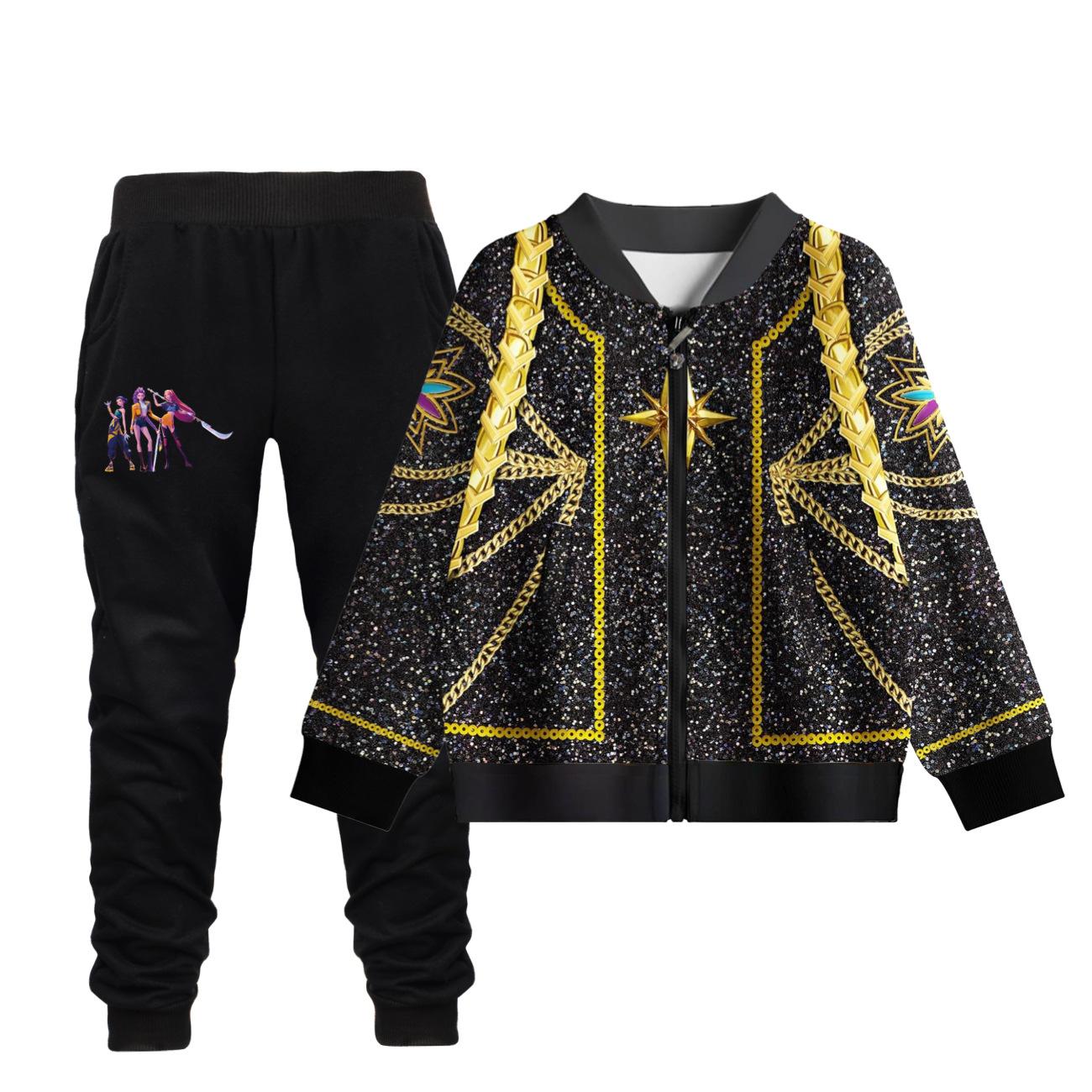 K-POP: The Witcher 2 long-sleeved zipper jacket and trousers casual sports suit 100CM чёрный
K-POP: The Witcher 2 long-sleeved zipper jacket and trousers casual sports suit 100CM чёрный