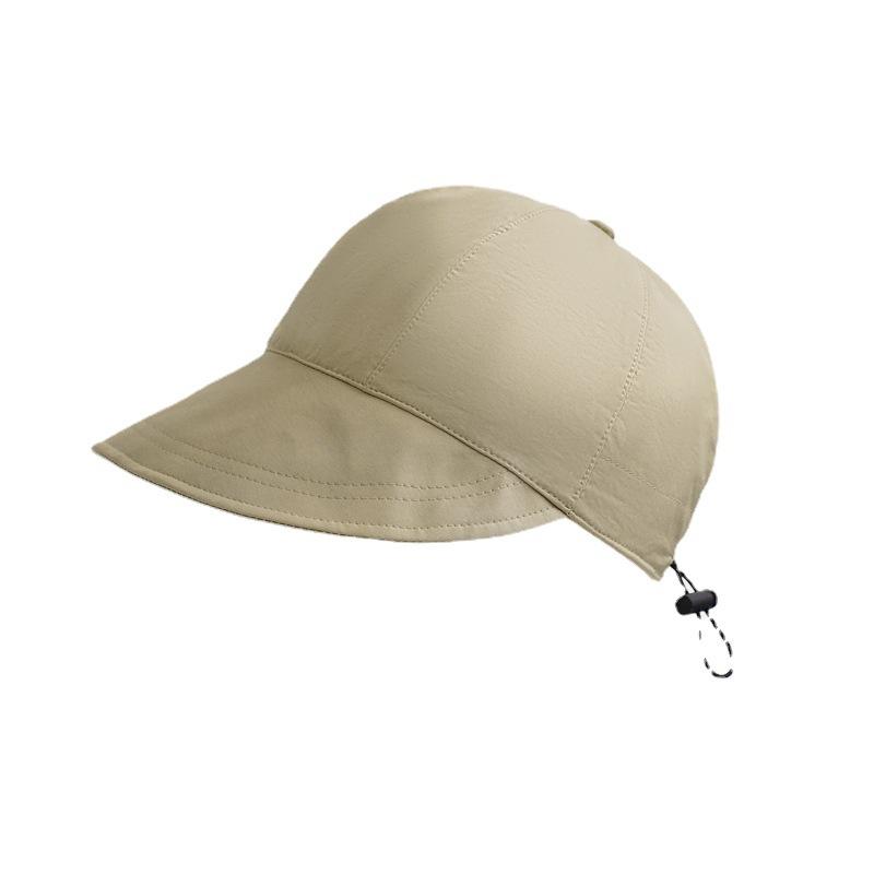 Солнцезащитная летняя шляпа с регулируемым шнурком, женская веревка, женская легкая УФ-рыбацкая шляпа хаки