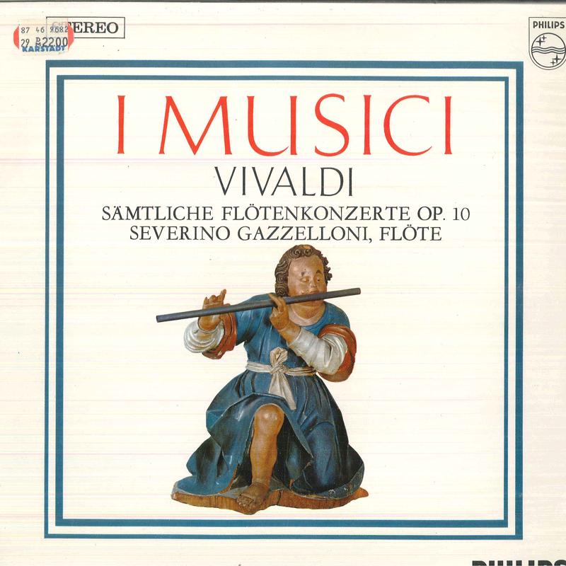 LP Record I MUSICI SEVERINO GAZZELLONI Vivaldi Complete Flute Concertos Op 839726LY PHILIPS 1968 Europe Classical Used
LP Record I MUSICI SEVERINO GAZZELLONI Vivaldi Complete Flute Concertos Op 839726LY PHILIPS 1968 Europe Classical Used