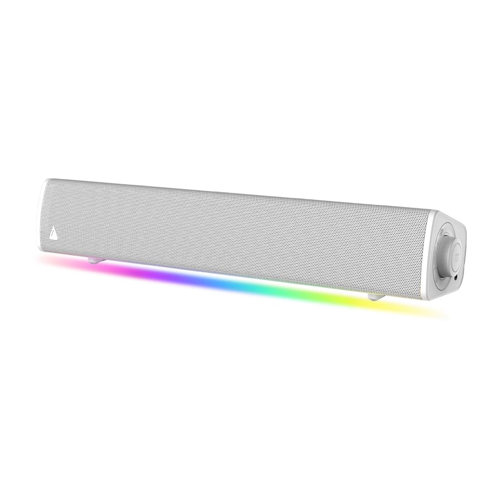 Sound Blaster GS3 White Product Award 2024 Gold 12W output 24W Wide sound spread beyond its size SuperWide technology analog input Gaming soundbar білий
Sound Blaster GS3 White Product Award 2024 Gold 12W output 24W Wide sound spread beyond its size SuperWide technology analog input Gaming soundbar білий