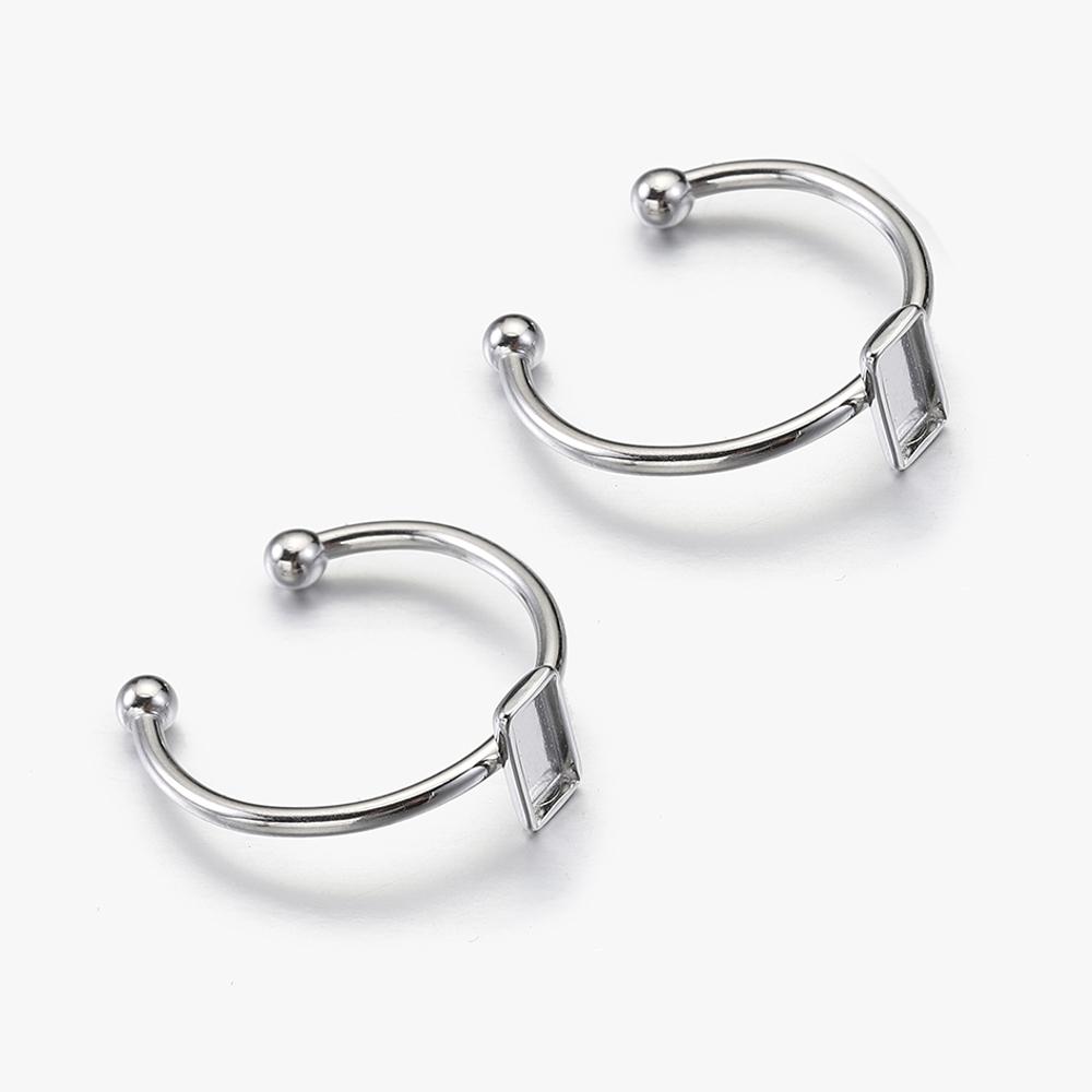 10pcs Adjustable Open Finger Ring Setting Stainless Steel 4mm 8mm 12mm Round Blank Ring Base Bezel Cabochon DIY Jewelry Making 10pcs
10pcs Adjustable Open Finger Ring Setting Stainless Steel 4mm 8mm 12mm Round Blank Ring Base Bezel Cabochon DIY Jewelry Making 10pcs