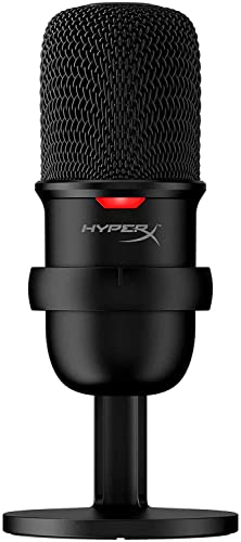 HyperX SoloCast USB Standalone Microphone for Teleworkers, Streamers, Content Creators, and Gamers, Compatible with PC, PS4, and PS5, HMIS1X-XX-BK/G (
HyperX SoloCast USB Standalone Microphone for Teleworkers, Streamers, Content Creators, and Gamers, Compatible with PC, PS4, and PS5, HMIS1X-XX-BK/G (