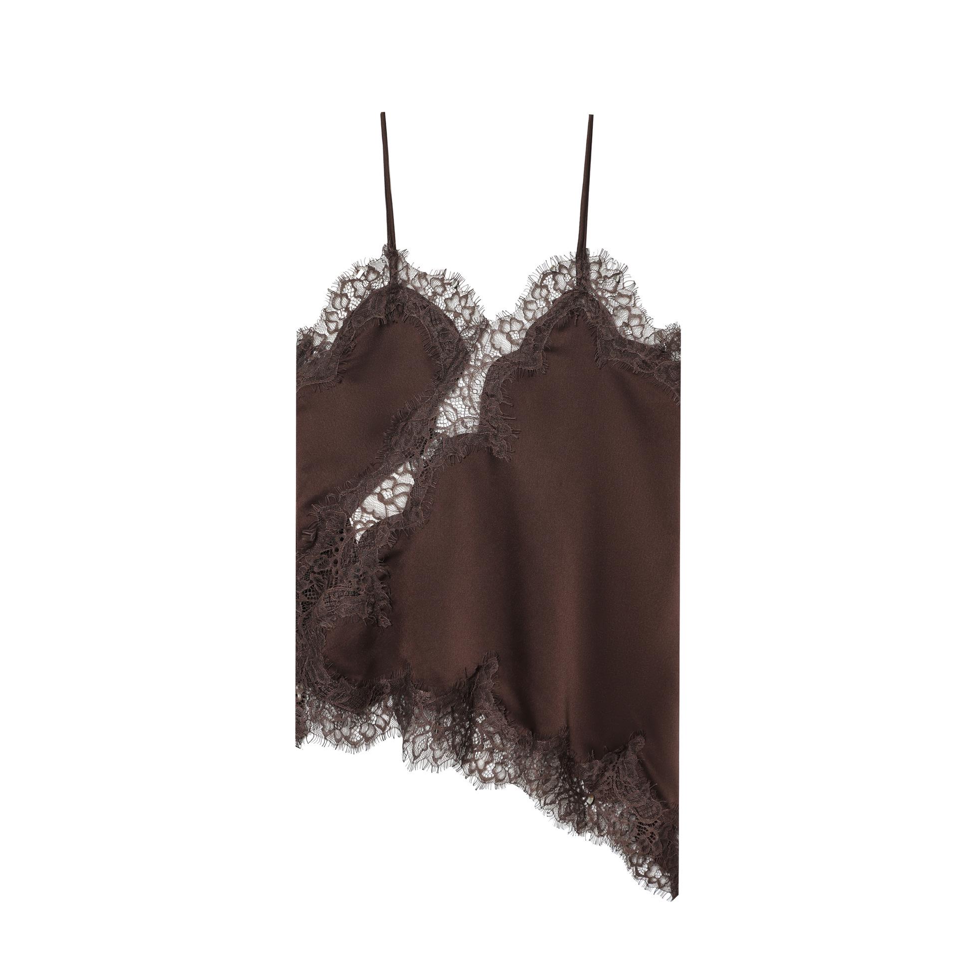 Women s Casual Fashion Lace-Trimmed Lingerie-Style Top Extra Small кавовий
Women s Casual Fashion Lace-Trimmed Lingerie-Style Top Extra Small кавовий