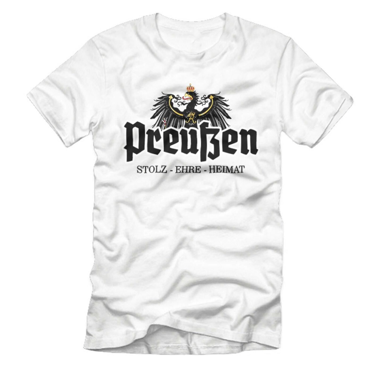 Preußen Shirt_Stolz Ehre Heimat Adler Vaterland T-Shirt Men s 100% Cotton Casual T-shirts Top Size 4XL
Preußen Shirt_Stolz Ehre Heimat Adler Vaterland T-Shirt Men s 100% Cotton Casual T-shirts Top Size 4XL