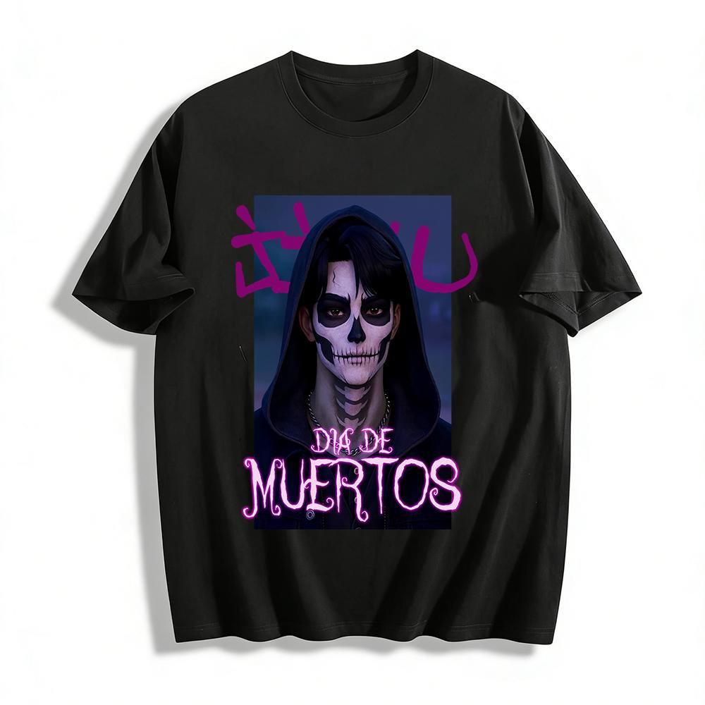 Day of the Dead Skull Print Hoodie Dark Style Festival Commemorative Casual Top for Men and Women Pure cotton T-shirt XXS
Day of the Dead Skull Print Hoodie Dark Style Festival Commemorative Casual Top for Men and Women Pure cotton T-shirt XXS