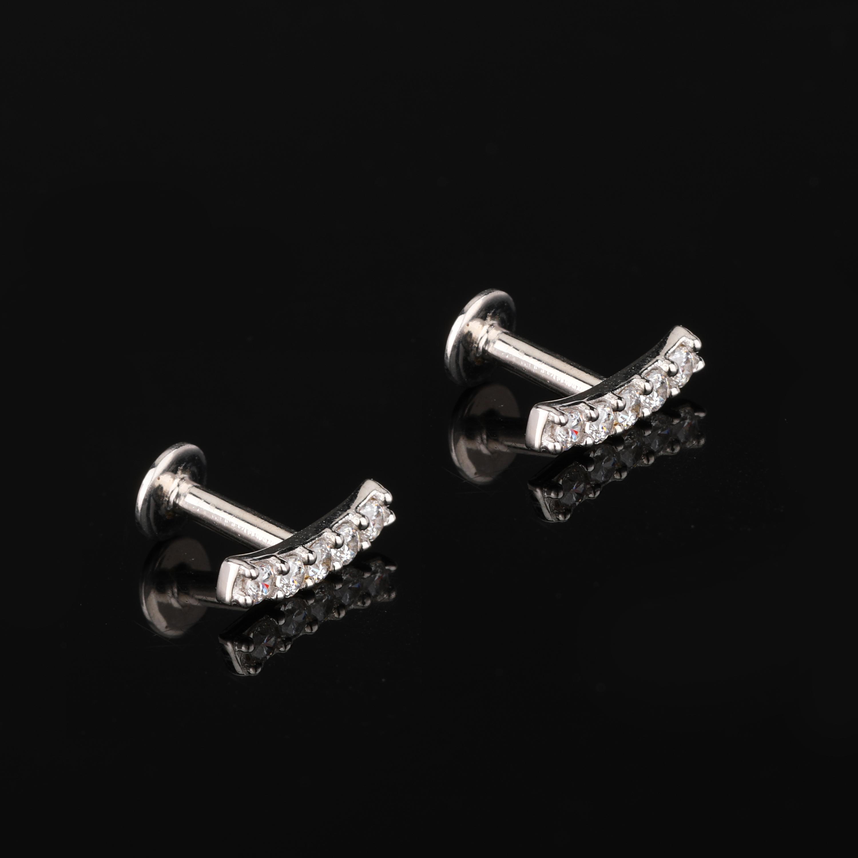 White Cubic Zirconia Earrings 925 Sterling Silver Gold & Rhodium Fine Jewelry Gift for Her срібний
White Cubic Zirconia Earrings 925 Sterling Silver Gold & Rhodium Fine Jewelry Gift for Her срібний