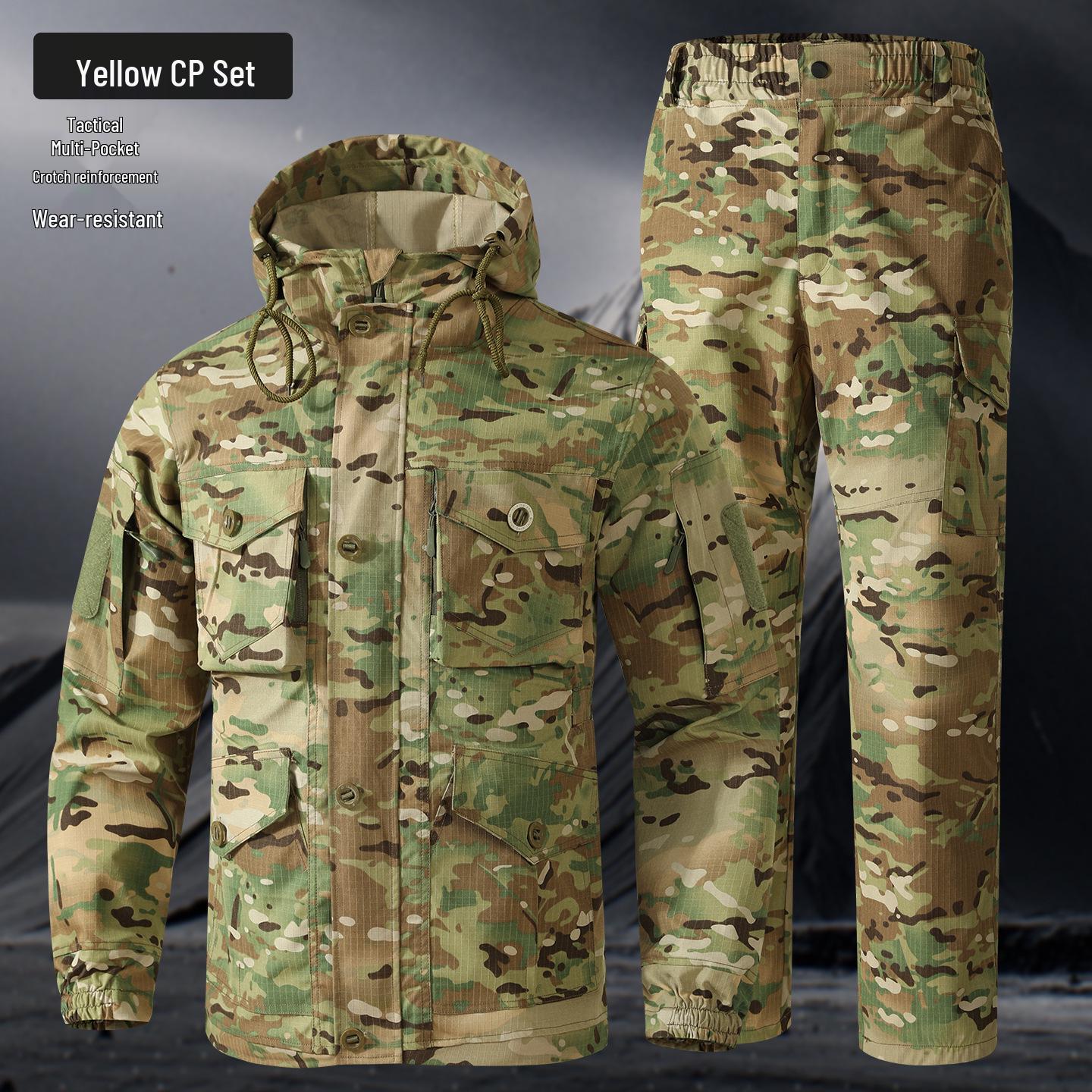 Men s Camouflage Jacket and Pants Set: Durable Workwear and Outdoor Tactical Uniform 175 (130-150 lbs)
Men s Camouflage Jacket and Pants Set: Durable Workwear and Outdoor Tactical Uniform 175 (130-150 lbs)