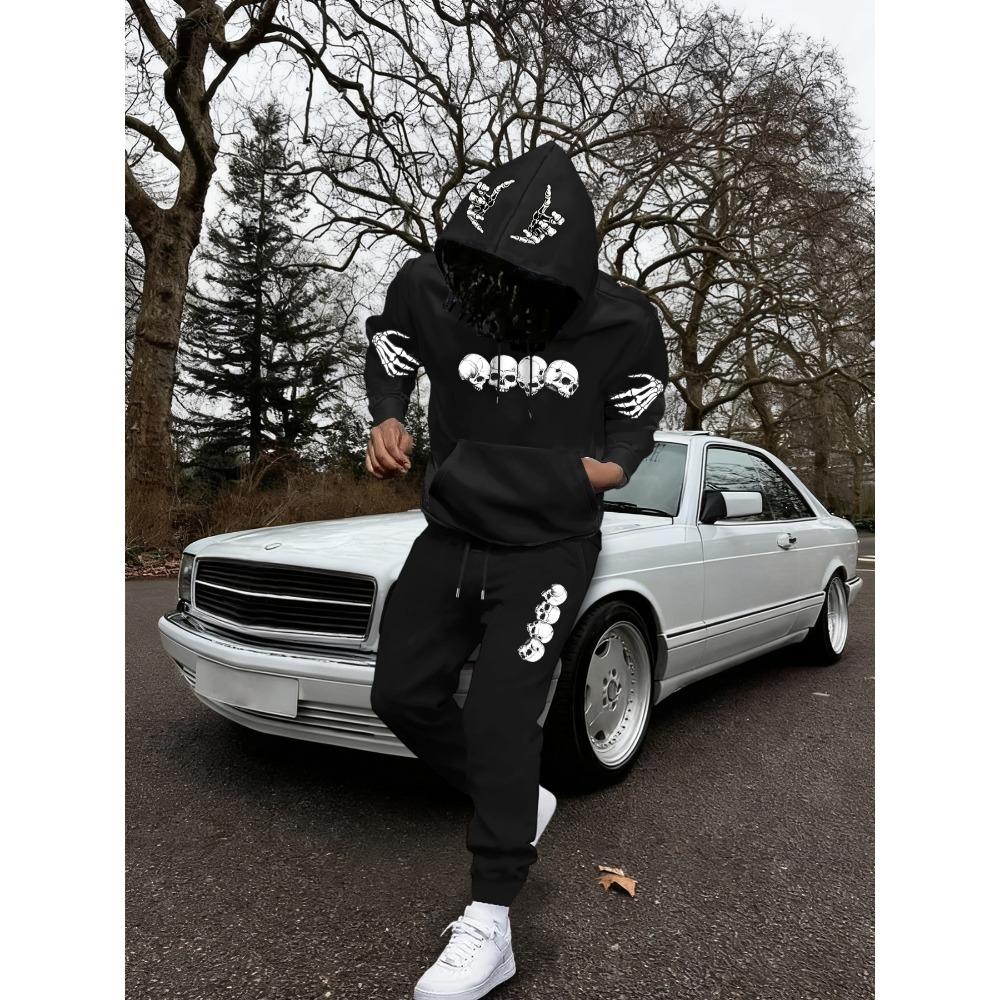 Men s Spring and Autumn Gothic Sweatshirt Drawstring Sweatpants Casual 2 Piece Set, Y2K Pullover Print and Sweatpants, Rogue Style Hoodie S
Men s Spring and Autumn Gothic Sweatshirt Drawstring Sweatpants Casual 2 Piece Set, Y2K Pullover Print and Sweatpants, Rogue Style Hoodie S