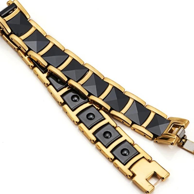 10MM Black Ceramic Stainless Steel Men s Chain Bracelets Luxury Hematite Magnetic Male Jewelry Wrist Accessories Pulseiras Kpop 20.5CM
10MM Black Ceramic Stainless Steel Men s Chain Bracelets Luxury Hematite Magnetic Male Jewelry Wrist Accessories Pulseiras Kpop 20.5CM