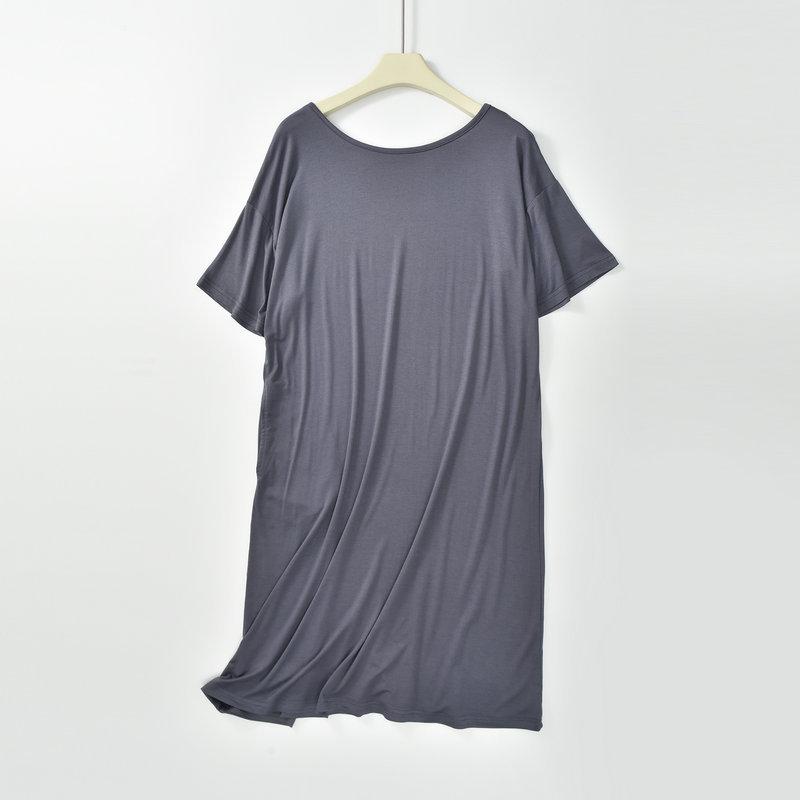 Women s Modal Pocket sleepdress Short Sleeve Long Nightgown Summer Lightweight Loungewear Dress Casual Outdoor Wear 2XL сірий
Women s Modal Pocket sleepdress Short Sleeve Long Nightgown Summer Lightweight Loungewear Dress Casual Outdoor Wear 2XL сірий