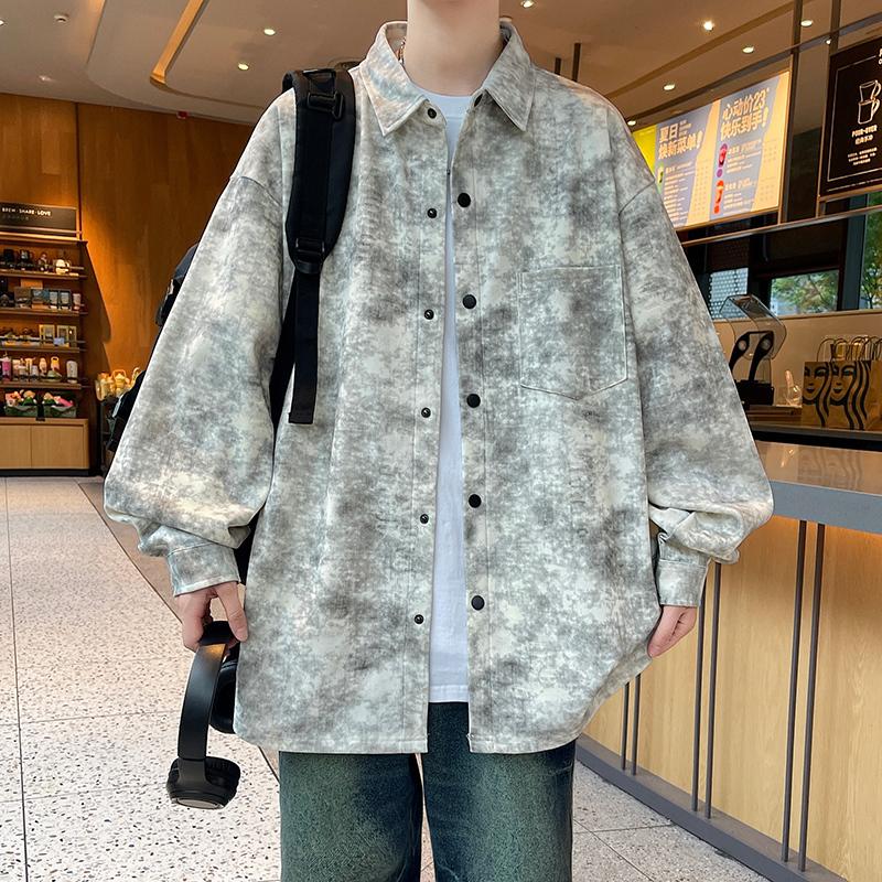 Men s Oversized Tie-Dye Button Down Shirt - Loose Fit Casual Shacket, Lightweight Soft Fabric for Streetwear and Daily Outfits M сірий
Men s Oversized Tie-Dye Button Down Shirt - Loose Fit Casual Shacket, Lightweight Soft Fabric for Streetwear and Daily Outfits M сірий