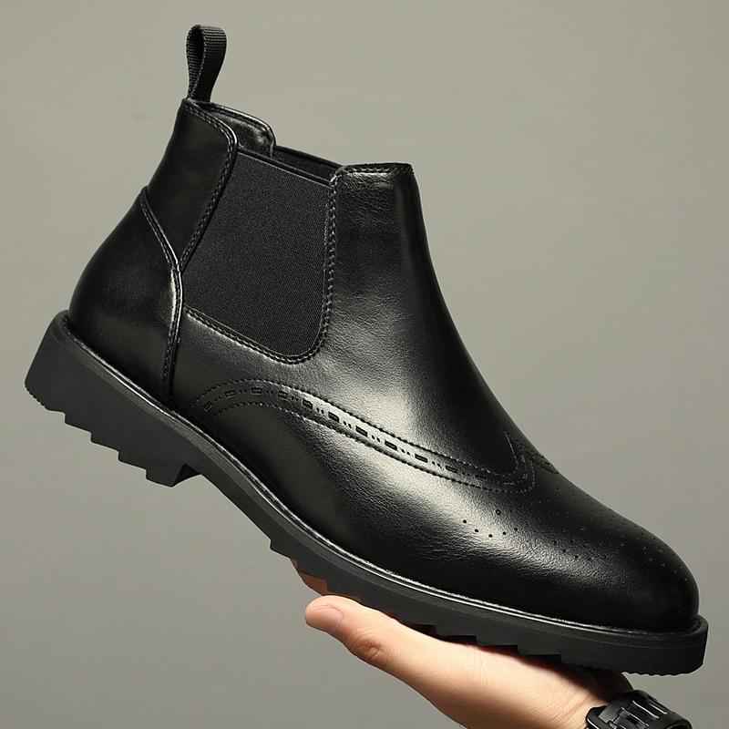 British style vintage Martin Brogue high-top carved men s trendy casual leather shoes platform leather boots 44
British style vintage Martin Brogue high-top carved men s trendy casual leather shoes platform leather boots 44