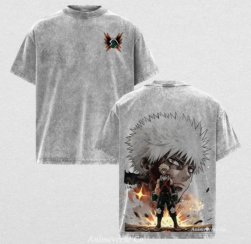 Bakugou Katsuki My Hero Academia Graphic T Shirt Men Women Short Sleeve Cotton Tshirts Vintage Washed Tee Harajuku Male T-shirt XXL
Bakugou Katsuki My Hero Academia Graphic T Shirt Men Women Short Sleeve Cotton Tshirts Vintage Washed Tee Harajuku Male T-shirt XXL