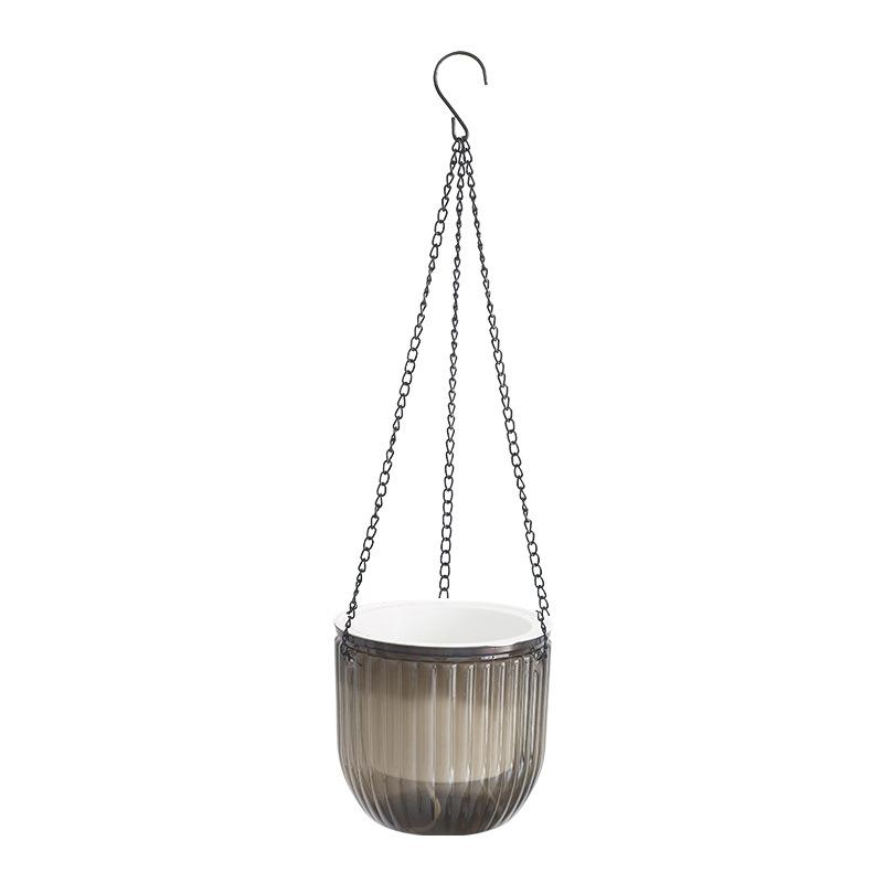 Transparent Hanging Planter Self Watering Resin Pot Large Opening Durable Sun Resistant Indoor Outdoor Plant Pot сірий
Transparent Hanging Planter Self Watering Resin Pot Large Opening Durable Sun Resistant Indoor Outdoor Plant Pot сірий