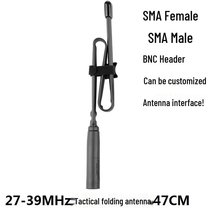 CB Radio Shortwave Transceiver Antenna Base, 27-39MHz Tactical Folding Antenna with BNC Connector for Fishing Boats and Ships. Tactical Folding Antenna 33CM
CB Radio Shortwave Transceiver Antenna Base, 27-39MHz Tactical Folding Antenna with BNC Connector for Fishing Boats and Ships. Tactical Folding Antenna 33CM