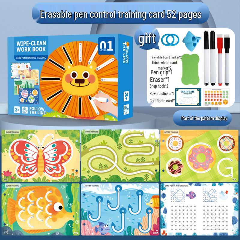 Early Childhood Pen Control Training: Letters, Numbers & Coloring Practice Book for Baby Education
Early Childhood Pen Control Training: Letters, Numbers & Coloring Practice Book for Baby Education