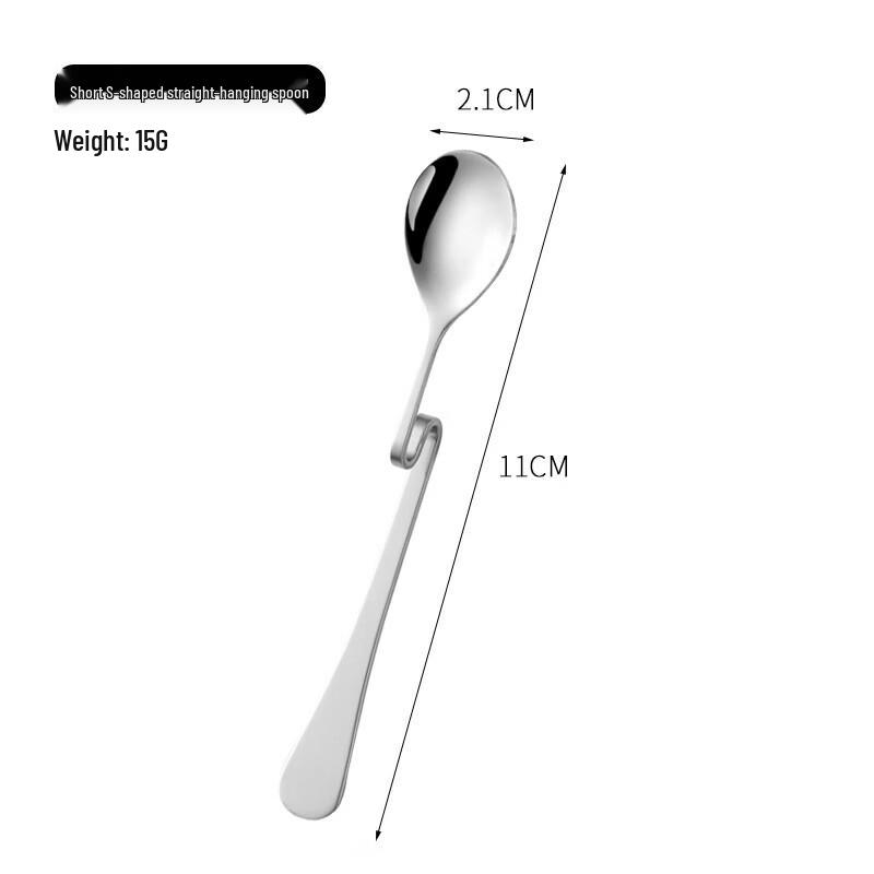 Stainless Steel S-Bend Hanging Coffee Spoons (Pack of 5)
Stainless Steel S-Bend Hanging Coffee Spoons (Pack of 5)