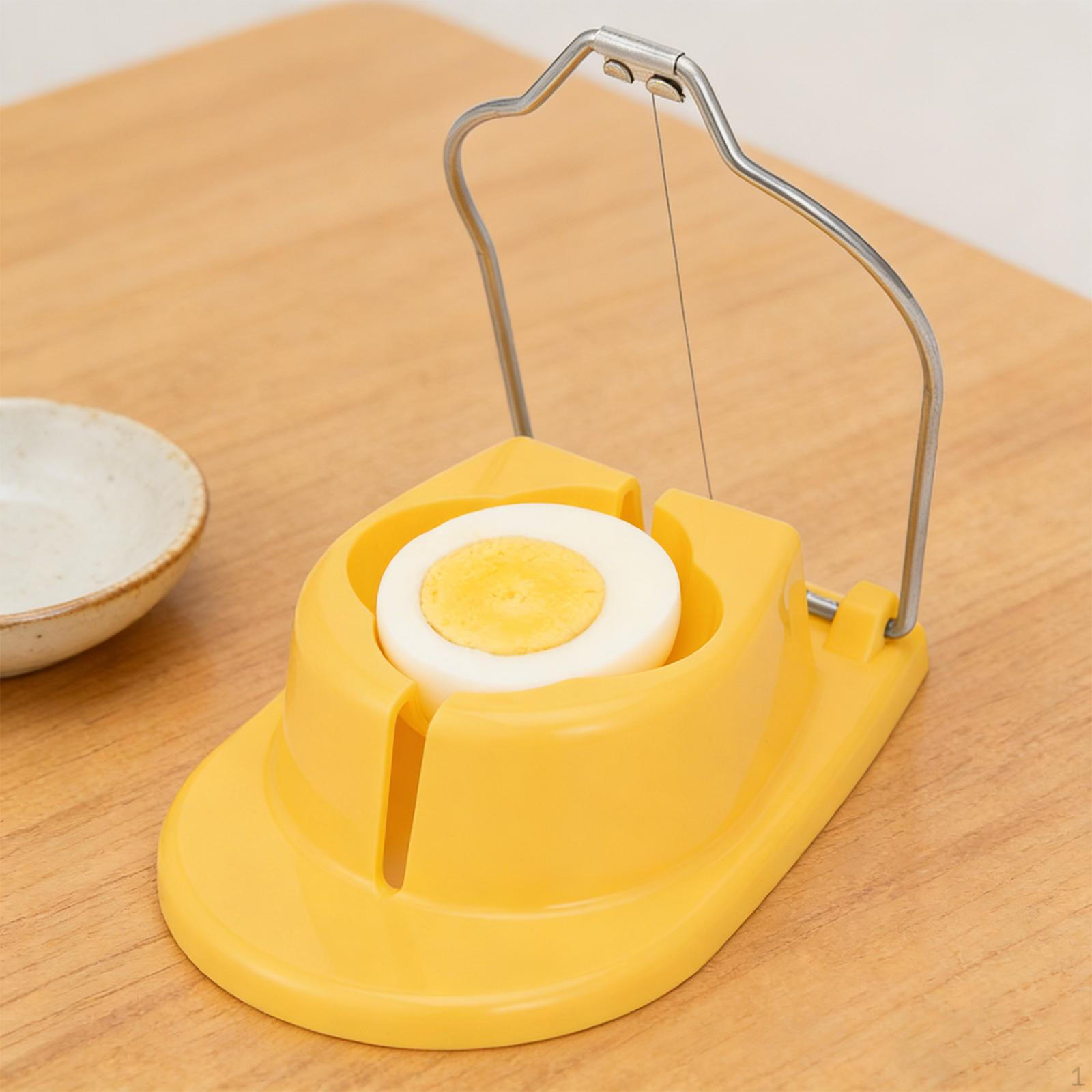 Egg Cut Divider Easy to Use Yellow Utensil Versatile Accessories Gadget for Sandwiches Home
Egg Cut Divider Easy to Use Yellow Utensil Versatile Accessories Gadget for Sandwiches Home