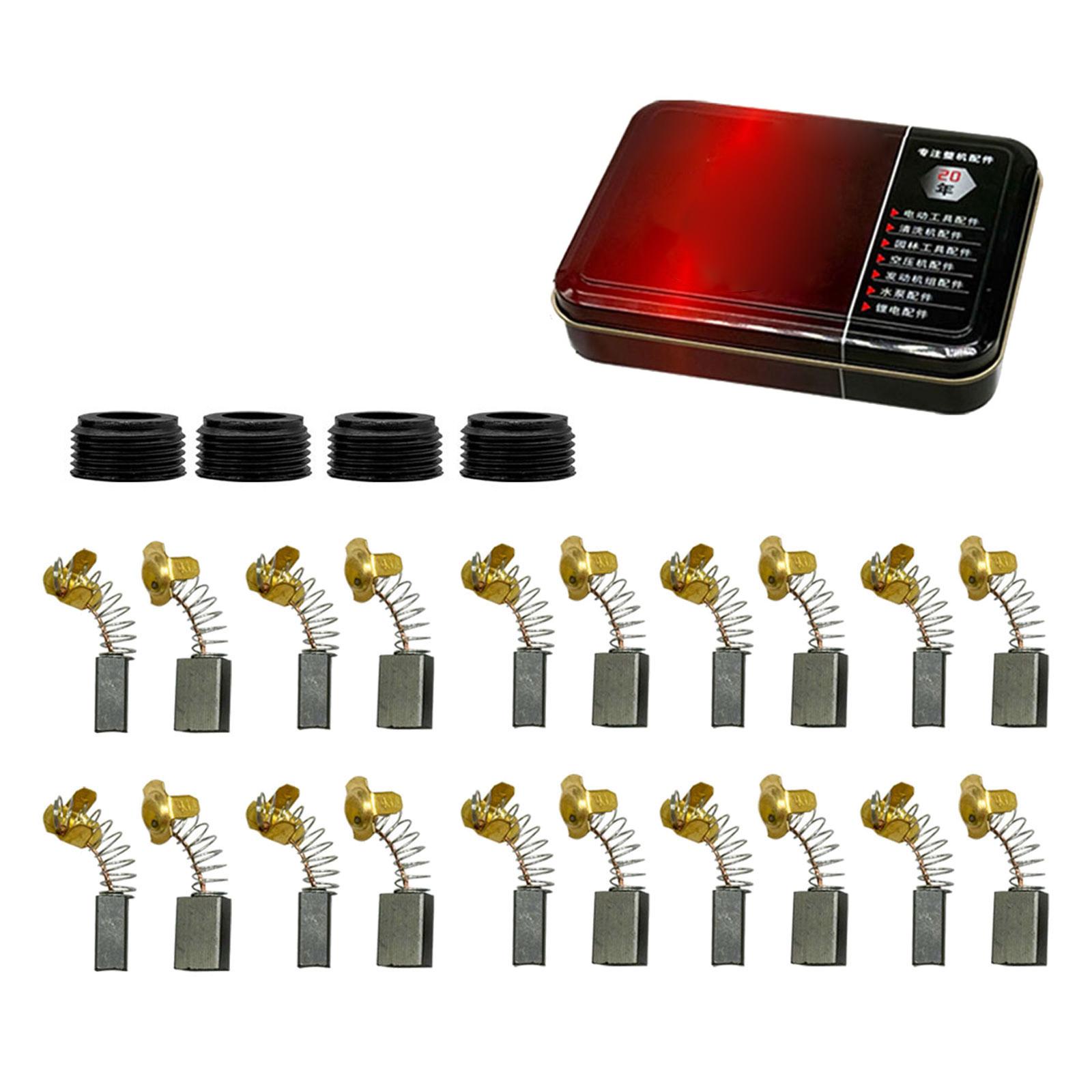 20Pieces Durability Catbon Brushes for Cutters and Drills Including Caps in Sturdy Metal Case Simple Installation 1
20Pieces Durability Catbon Brushes for Cutters and Drills Including Caps in Sturdy Metal Case Simple Installation 1