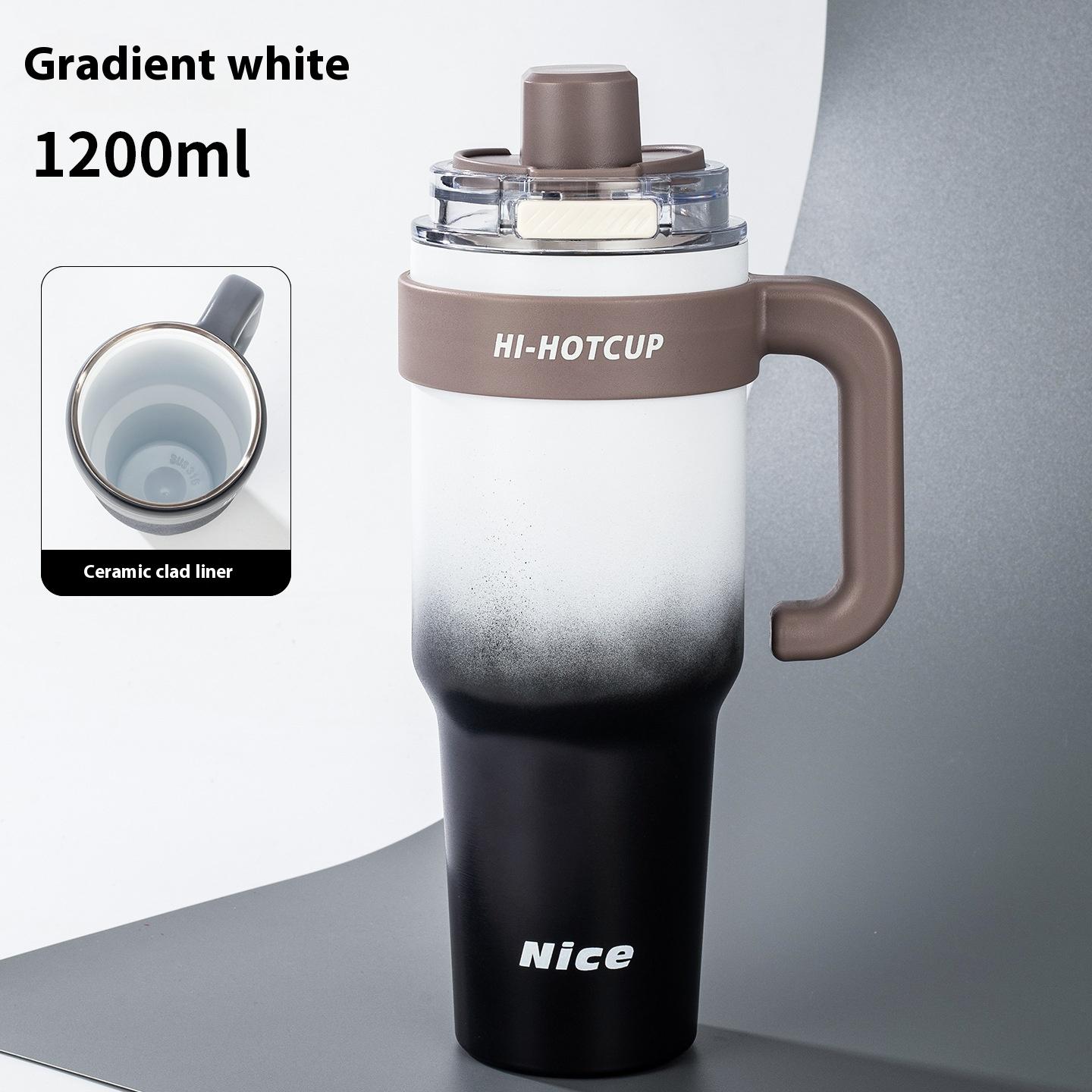 Summer New StylePortable Ice King Coffee Cup Large Capacity One-click Opening with Straw Car Cup for Heat and Cold Preservation 1200ML
Summer New StylePortable Ice King Coffee Cup Large Capacity One-click Opening with Straw Car Cup for Heat and Cold Preservation 1200ML