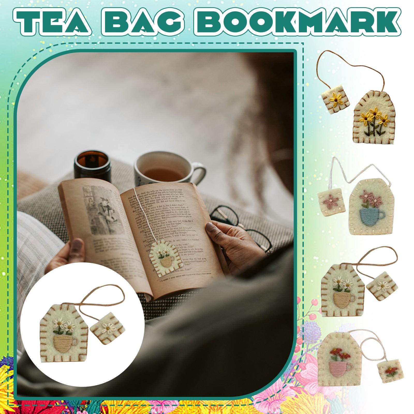 Exquisite Hand Embroidery Creates Unique Tea Bag Bookmarks Hand Embroidered Tea Bag Bookmark One Size
Exquisite Hand Embroidery Creates Unique Tea Bag Bookmarks Hand Embroidered Tea Bag Bookmark One Size