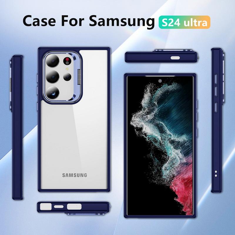 Роскошный складной держатель для камеры, прозрачный чехол для Samsung Galaxy S24 Ultra S24 Plus, защитный чехол для объектива, прозрачный жесткий чехол Samsung S24 чёрный
Роскошный складной держатель для камеры, прозрачный чехол для Samsung Galaxy S24 Ultra S24 Plus, защитный чехол для объектива, прозрачный жесткий чехол Samsung S24 чёрный