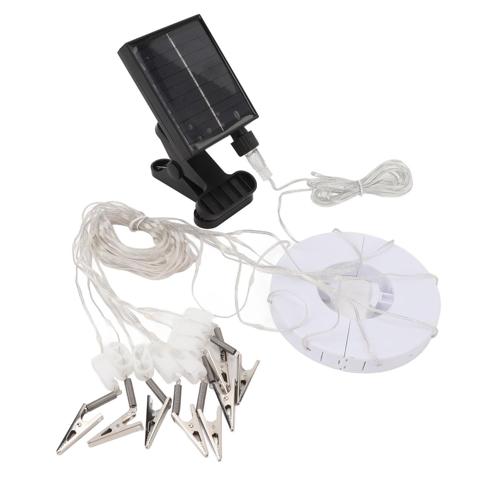 Solar Umbrella Light with Clip USB Charging Remote Control Decorative 104LED Lamp String for Beach Tent Camping Party
Solar Umbrella Light with Clip USB Charging Remote Control Decorative 104LED Lamp String for Beach Tent Camping Party