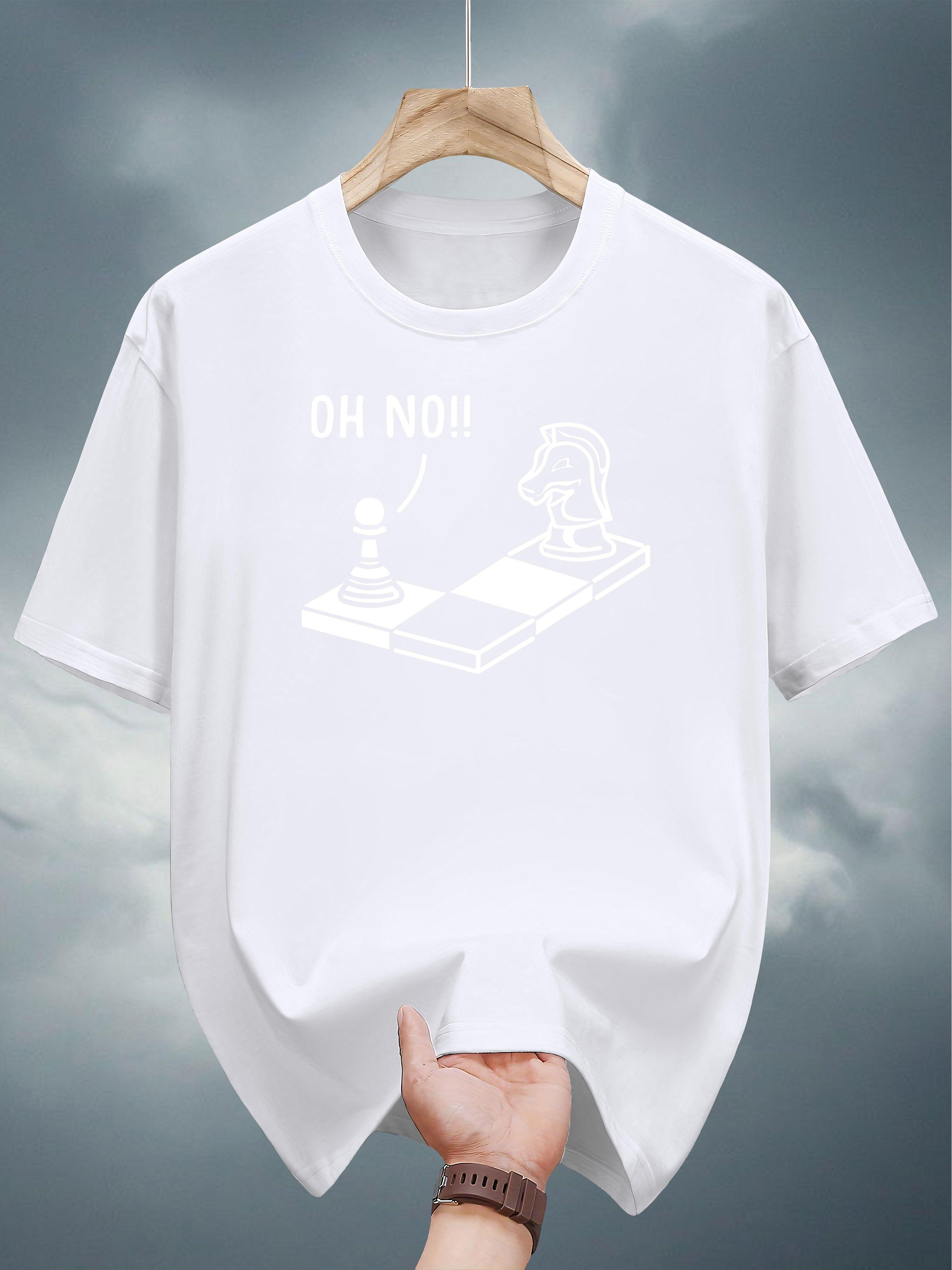 Casual Short Sleeve T-shirt - Oh No! Graphic Tee with Cartoon Character Design XXXXL
Casual Short Sleeve T-shirt - Oh No! Graphic Tee with Cartoon Character Design XXXXL