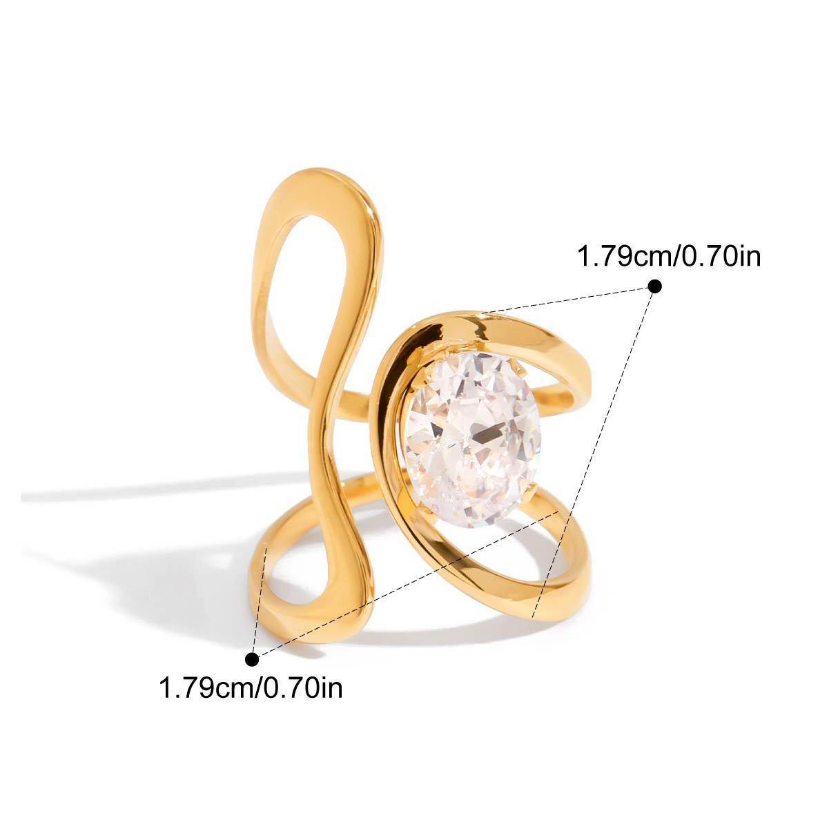 Yori Statement Stainless Steel Delicate Shiny Cubic Zirconia Ring High Quality 18K Gold PVD Plated Finger Jewelry Gift 7
Yori Statement Stainless Steel Delicate Shiny Cubic Zirconia Ring High Quality 18K Gold PVD Plated Finger Jewelry Gift 7