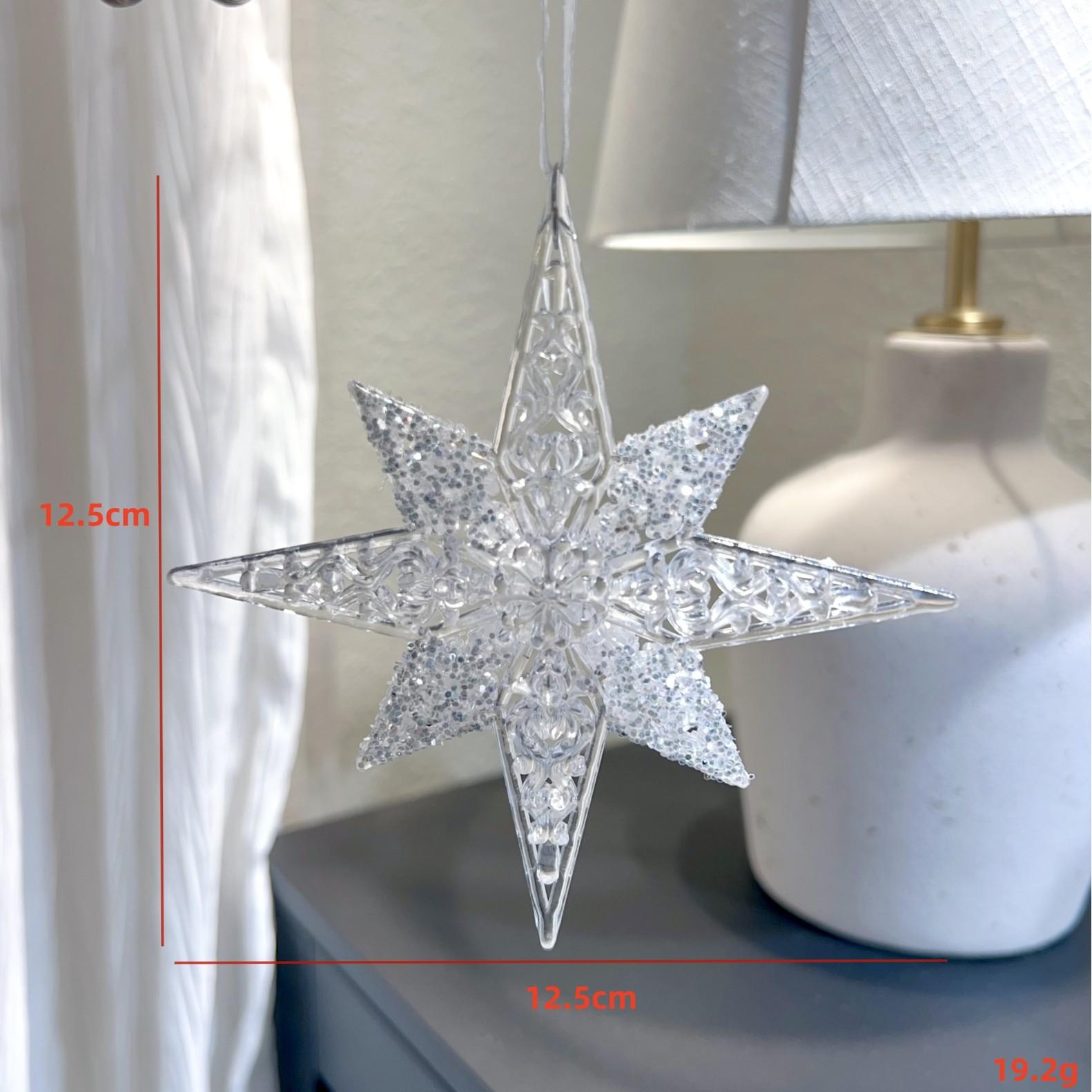 Christmas Nordic ins Acrylic Ice Crystal Transparent Pendant Christmas Tree DIY Snowflake Star Decoration Hanging Tree Hexagram 1pc
Christmas Nordic ins Acrylic Ice Crystal Transparent Pendant Christmas Tree DIY Snowflake Star Decoration Hanging Tree Hexagram 1pc