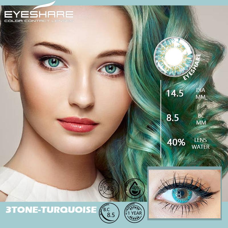 EYESHARE 2 шт. Цветные контактные линзы для глаз 3TONE Синие Зеленые Цветные линзы Годовые Косметические контактные линзы для глаз Красота Макияж
EYESHARE 2 шт. Цветные контактные линзы для глаз 3TONE Синие Зеленые Цветные линзы Годовые Косметические контактные линзы для глаз Красота Макияж