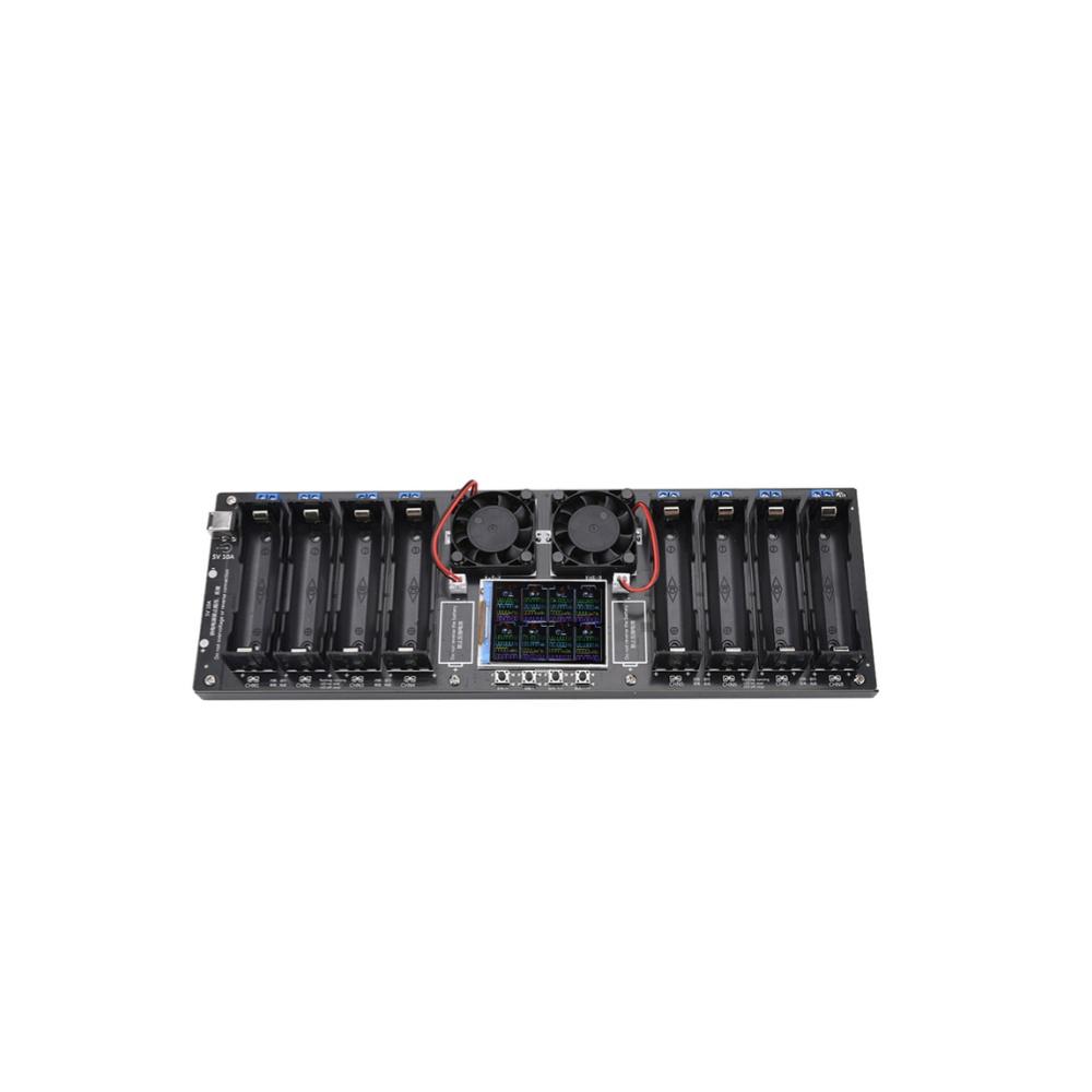 18650 Lithium Battery Capacity Tester 8 Channels 2.4-inch Color Screen Digital Battery Power Detector Module DC5V 10A Automatic
18650 Lithium Battery Capacity Tester 8 Channels 2.4-inch Color Screen Digital Battery Power Detector Module DC5V 10A Automatic