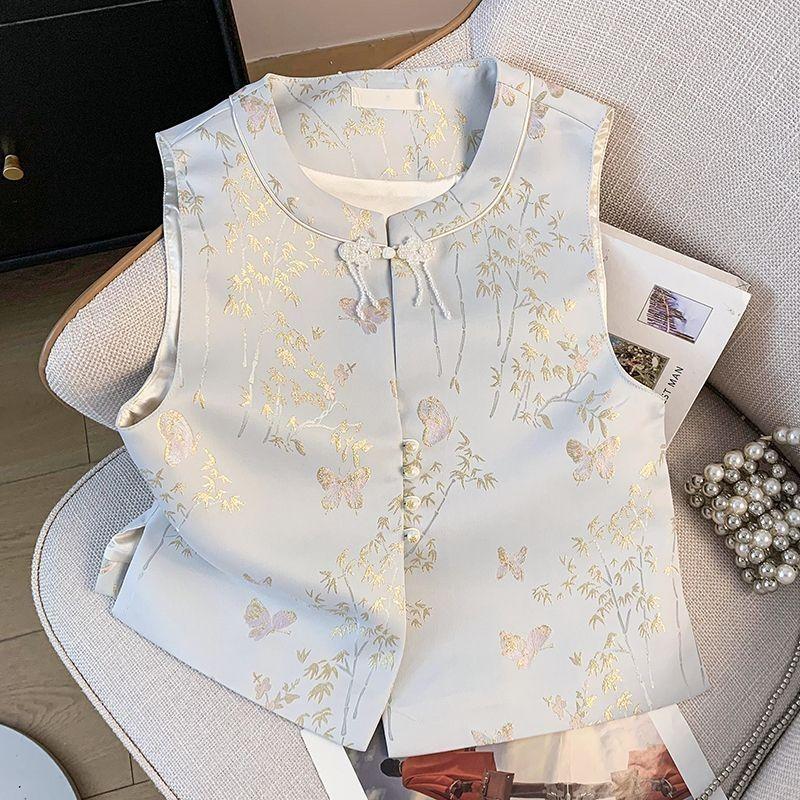 Жилет жилет женский 2025 новый античный жаккардовый без рукавов жилет топ 3XL (recommended 138-75kg)
Жилет жилет женский 2025 новый античный жаккардовый без рукавов жилет топ 3XL (recommended 138-75kg)