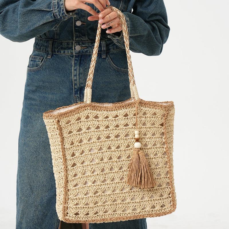 Новая летняя плетеная сумка из соломы женская большой вместимости полая плетеная сумка на плечо сумка-тоут для морского отдыха пляжная сумка welt zipper
Новая летняя плетеная сумка из соломы женская большой вместимости полая плетеная сумка на плечо сумка-тоут для морского отдыха пляжная сумка welt zipper