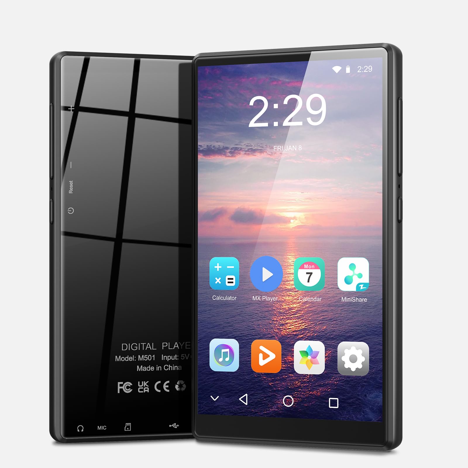 MP3-плеєр 80 ГБ Музичний плеєр Android SWOFY з Bluetooth дюймовий цифровий аудіо MP4 встановлення програми для пошуку музики сумісний зі смартфонами та автомобілем чорний
MP3-плеєр 80 ГБ Музичний плеєр Android SWOFY з Bluetooth дюймовий цифровий аудіо MP4 встановлення програми для пошуку музики сумісний зі смартфонами та автомобілем чорний