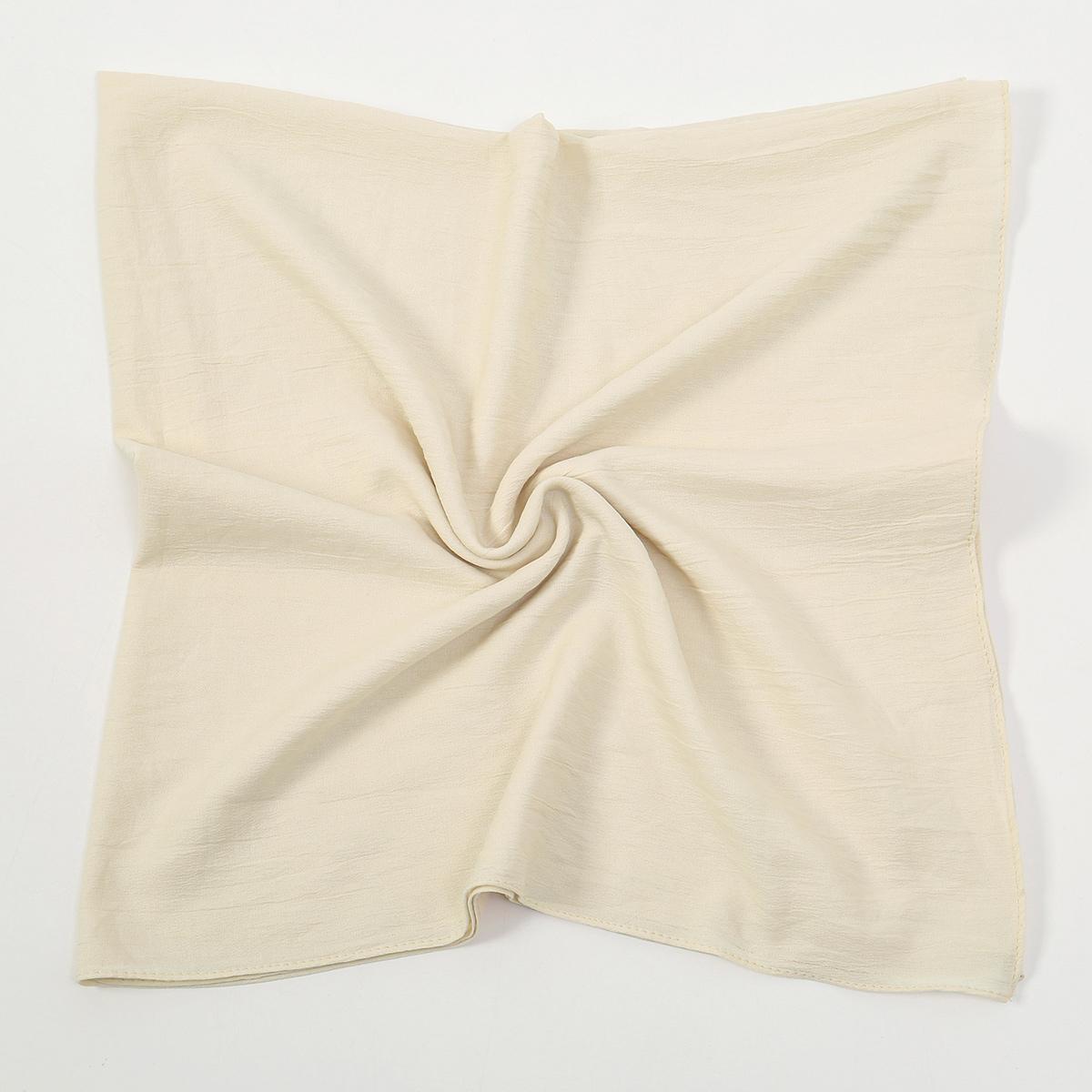 Crinkle Solid Square Scarf For Muslim Woman Hijab Shawl Lady Fashion Headband Hair Scarf Islamic Turban Bandana 90*90Cm
Crinkle Solid Square Scarf For Muslim Woman Hijab Shawl Lady Fashion Headband Hair Scarf Islamic Turban Bandana 90*90Cm