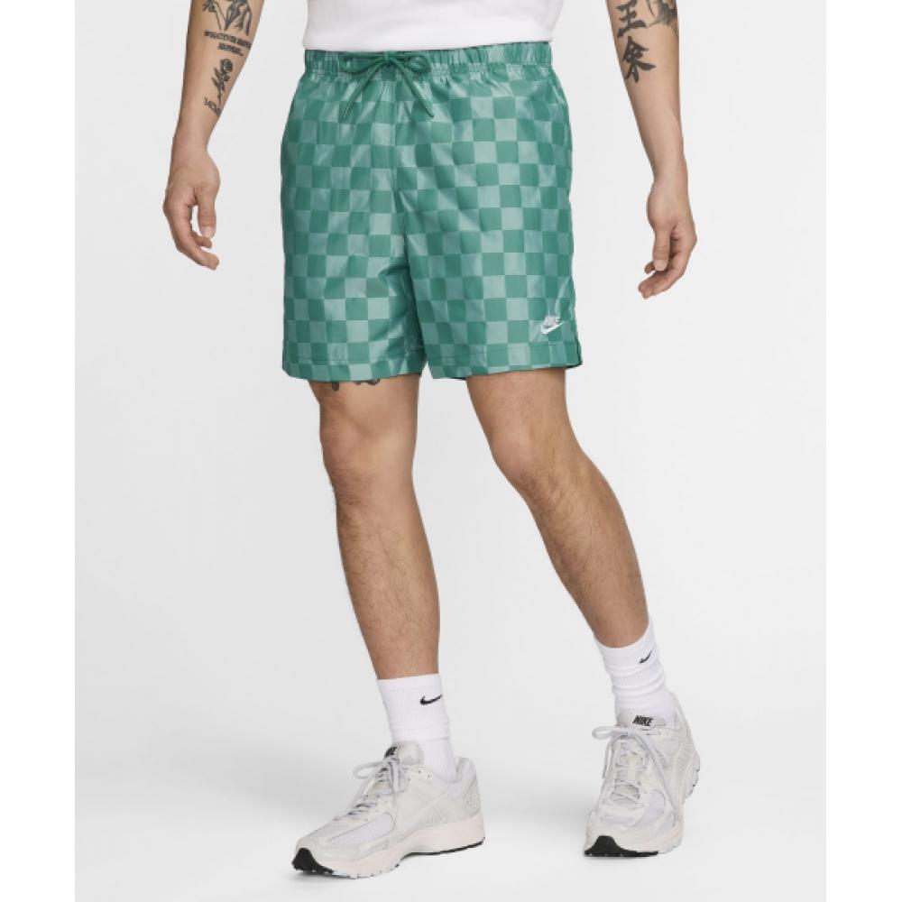Шорты NIKE Club Flow Checker M Белый малахитовый FN3099 365 
Шорты NIKE Club Flow Checker M Белый малахитовый FN3099 365