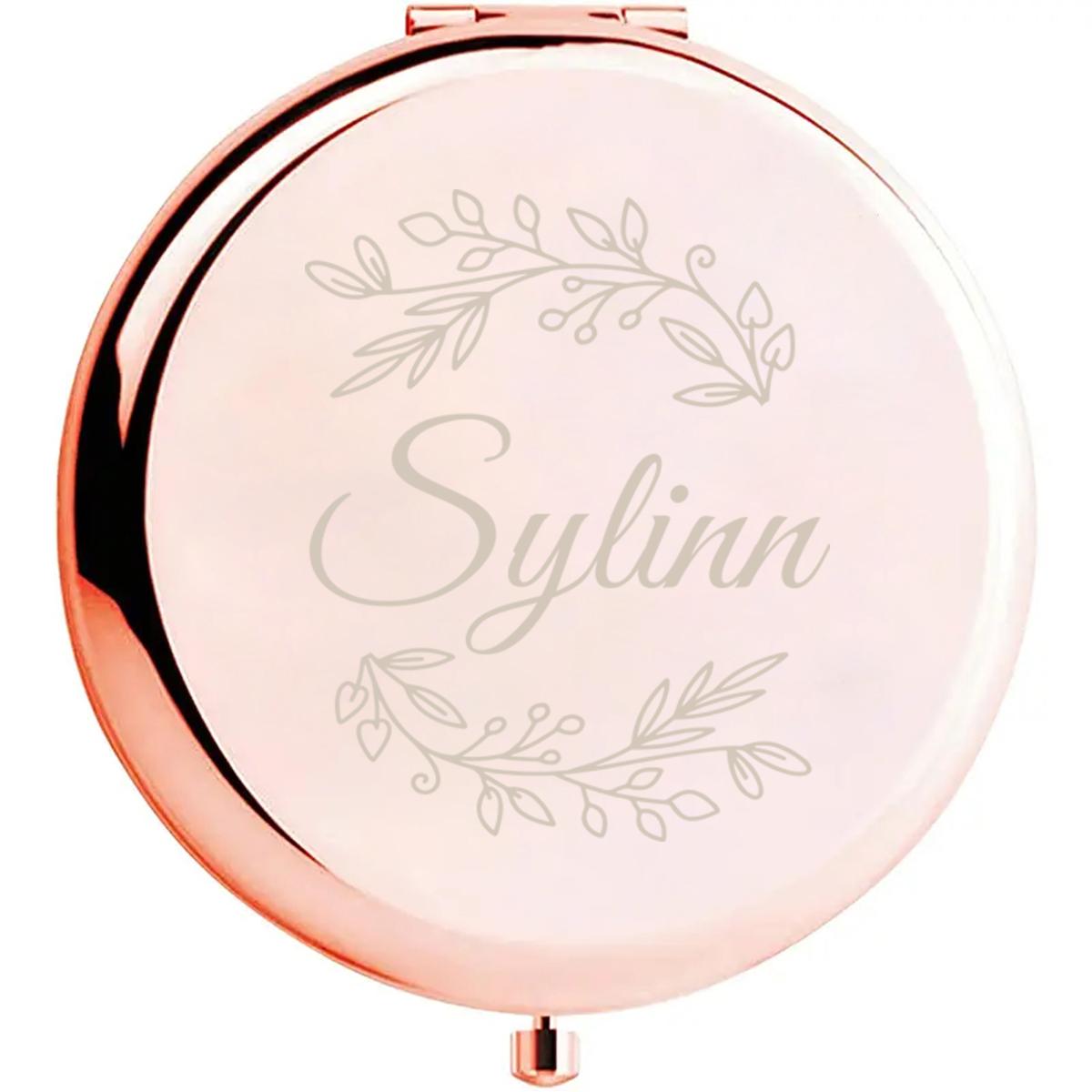 1pc Romantic fresh flower Customized Text Folding Mirror Makeup Mirror Round Circle Mirror Pocket Mirror Wedding Guest Gifts JZ-Y-RoseGold-P1190
1pc Romantic fresh flower Customized Text Folding Mirror Makeup Mirror Round Circle Mirror Pocket Mirror Wedding Guest Gifts JZ-Y-RoseGold-P1190