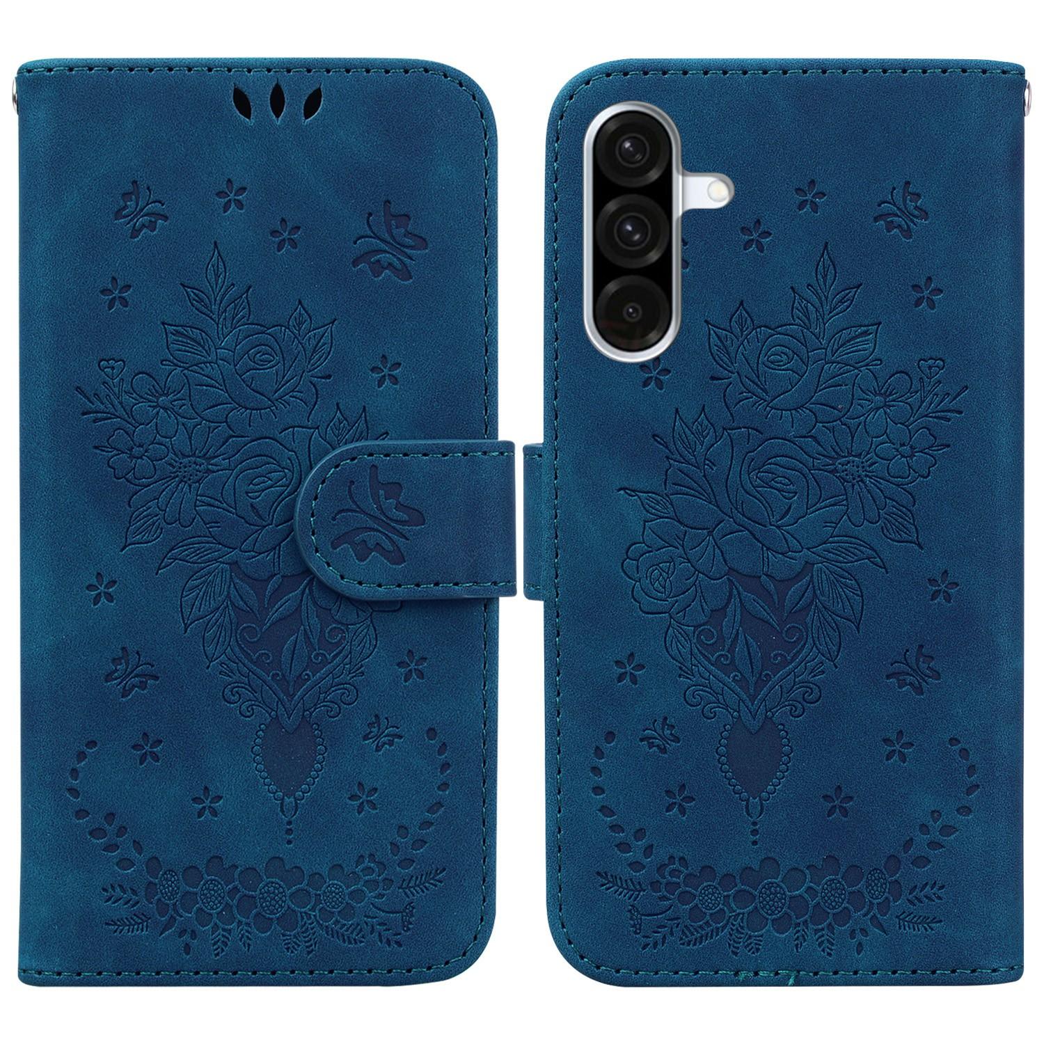 For Samsung Galaxy A26 5G Case PU Leather Wallet Phone Cover Butterfly Flower Imprint Blue
For Samsung Galaxy A26 5G Case PU Leather Wallet Phone Cover Butterfly Flower Imprint Blue