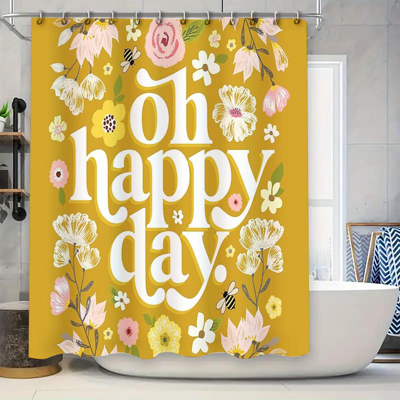Floral Shower Curtain Botanical Pattern Waterproof Bathroom Decor Vintage Flower Nature Backdrop For Spa Hotel W60H190(CM)-1 Pcs
Floral Shower Curtain Botanical Pattern Waterproof Bathroom Decor Vintage Flower Nature Backdrop For Spa Hotel W60H190(CM)-1 Pcs