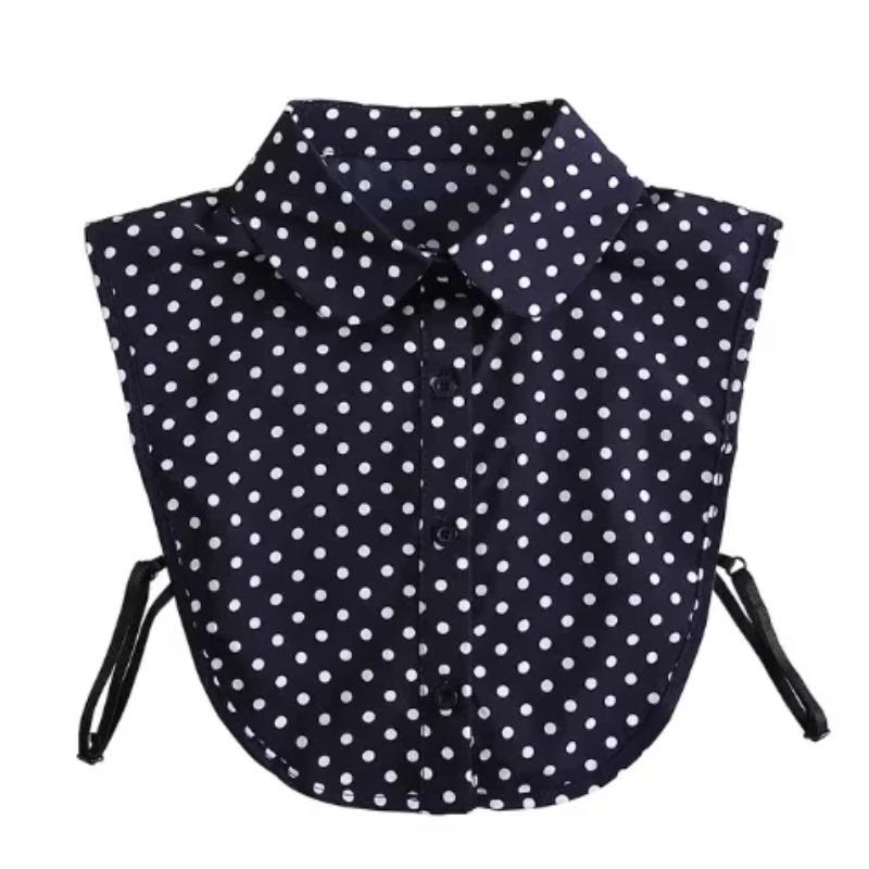 Хлопковый передний галстук для женщин в горошек, поддельный воротник, женские отвороты, съемный воротник, рубашка, женский поддельный воротник, ожерелье, украшение для платья
Хлопковый передний галстук для женщин в горошек, поддельный воротник, женские отвороты, съемный воротник, рубашка, женский поддельный воротник, ожерелье, украшение для платья