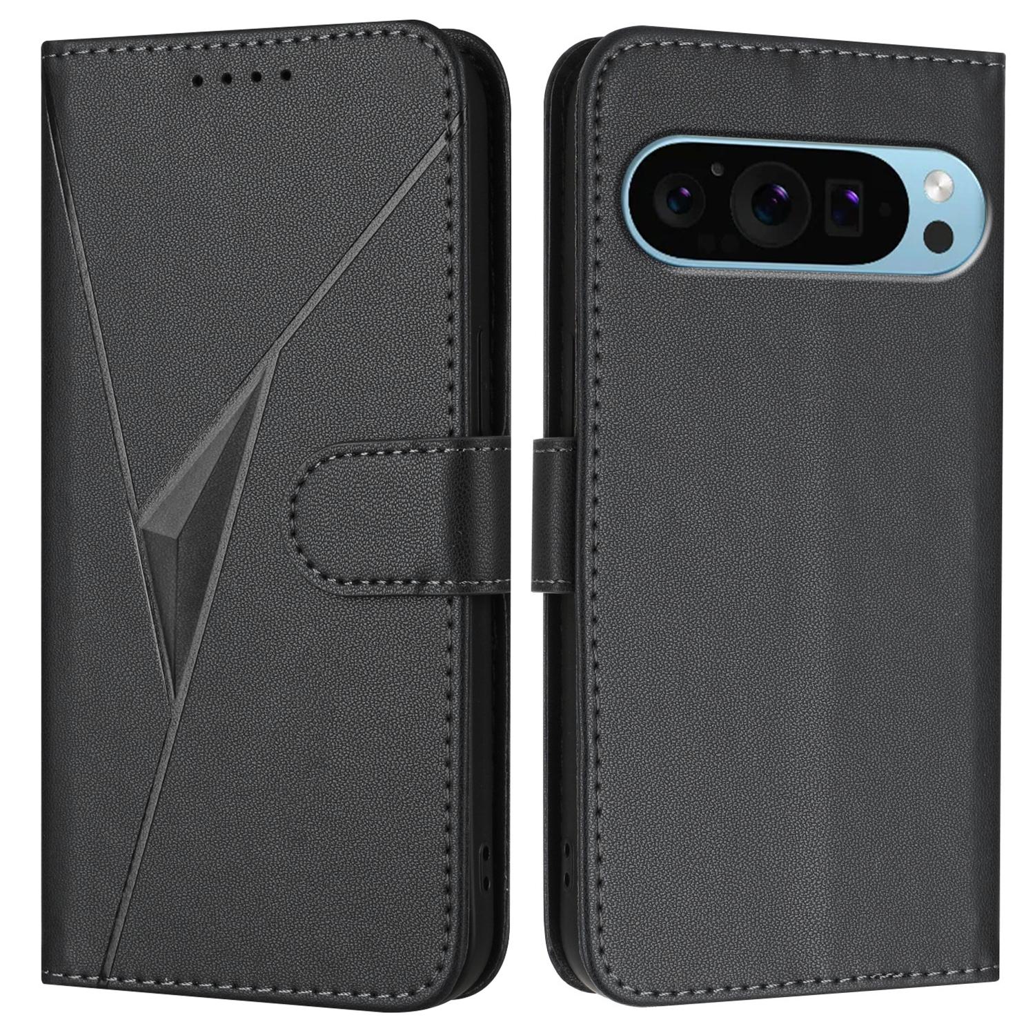 For Google Pixel 9 Pro XL Case Triangle Imprint Leather Phone Cover with Lanyard B
For Google Pixel 9 Pro XL Case Triangle Imprint Leather Phone Cover with Lanyard B