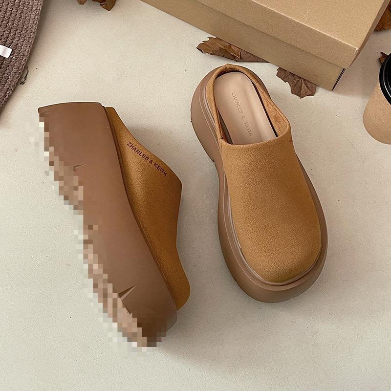 Retro fleece platform toe half slippers women s outer wear 2 new spring and autumn height increases 40 верблюд
Retro fleece platform toe half slippers women s outer wear 2 new spring and autumn height increases 40 верблюд