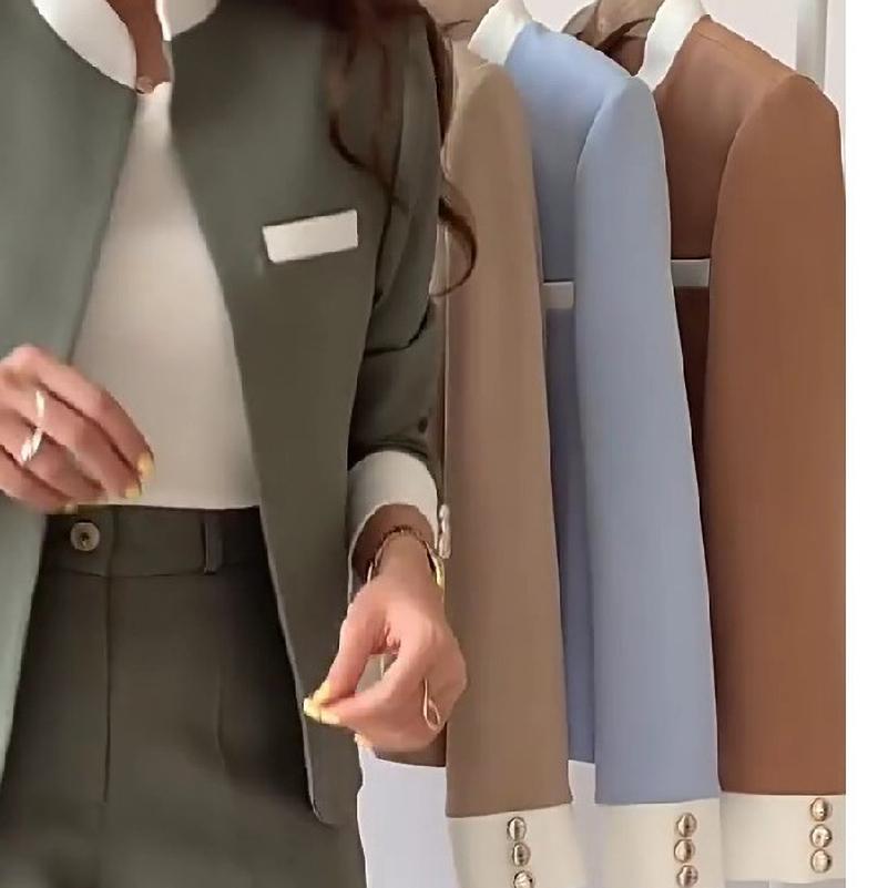 Pants Sets Two Piece Suit Women Blazer Cardigan Coat Straight Pants Casual Spring Autumn Winter XXL синій
Pants Sets Two Piece Suit Women Blazer Cardigan Coat Straight Pants Casual Spring Autumn Winter XXL синій