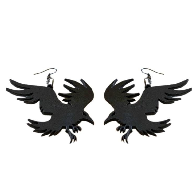 Black Crow Earrings Party Jewelry Dangle Earrings Ear Jewelry Acrylic Material 1
Black Crow Earrings Party Jewelry Dangle Earrings Ear Jewelry Acrylic Material 1