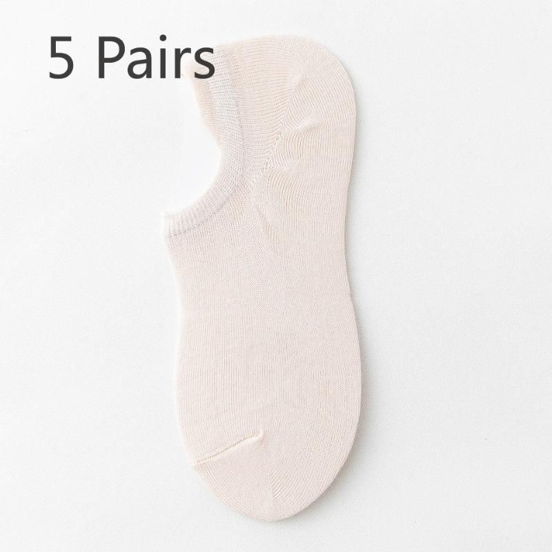 5 пар женских летних простых носков-лодочек из чистого хлопка в деловом стиле с дезодорирующим эффектом и плетеной сеткой 5 Pairs телесный
5 пар женских летних простых носков-лодочек из чистого хлопка в деловом стиле с дезодорирующим эффектом и плетеной сеткой 5 Pairs телесный