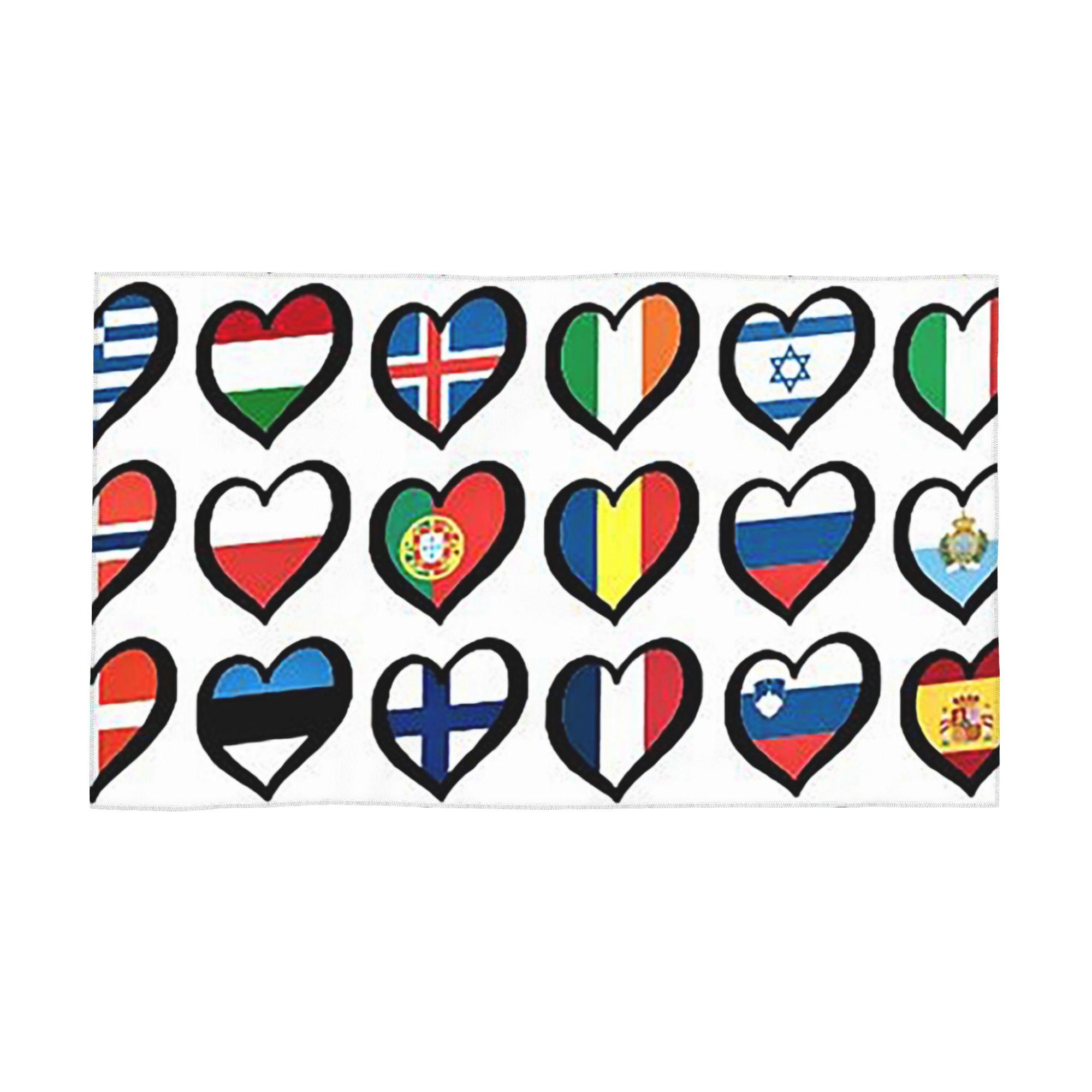 Eurovision Song Contest Flags Hearts ESC EBU Eurofan Soft Face Towel Quick Dry Pool Bath Cotton Towels Breathable W40*H60(CM)
Eurovision Song Contest Flags Hearts ESC EBU Eurofan Soft Face Towel Quick Dry Pool Bath Cotton Towels Breathable W40*H60(CM)